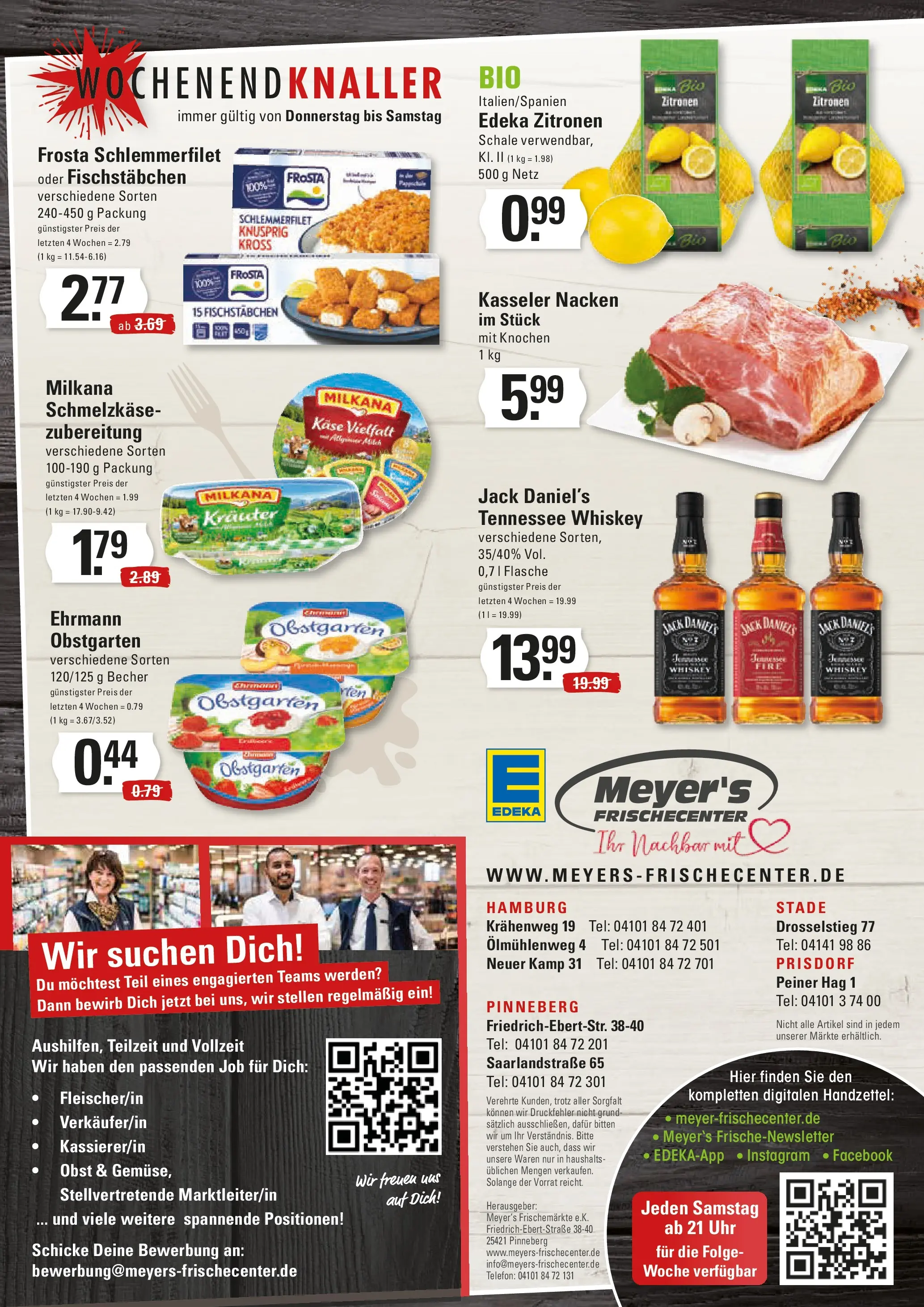 Edeka prospekt Hamburg	 (ab 17.11.2025) » Angebote Online | Seite: 16 | Produkte: Käse, Kasseler nacken, Whiskey, Uhr