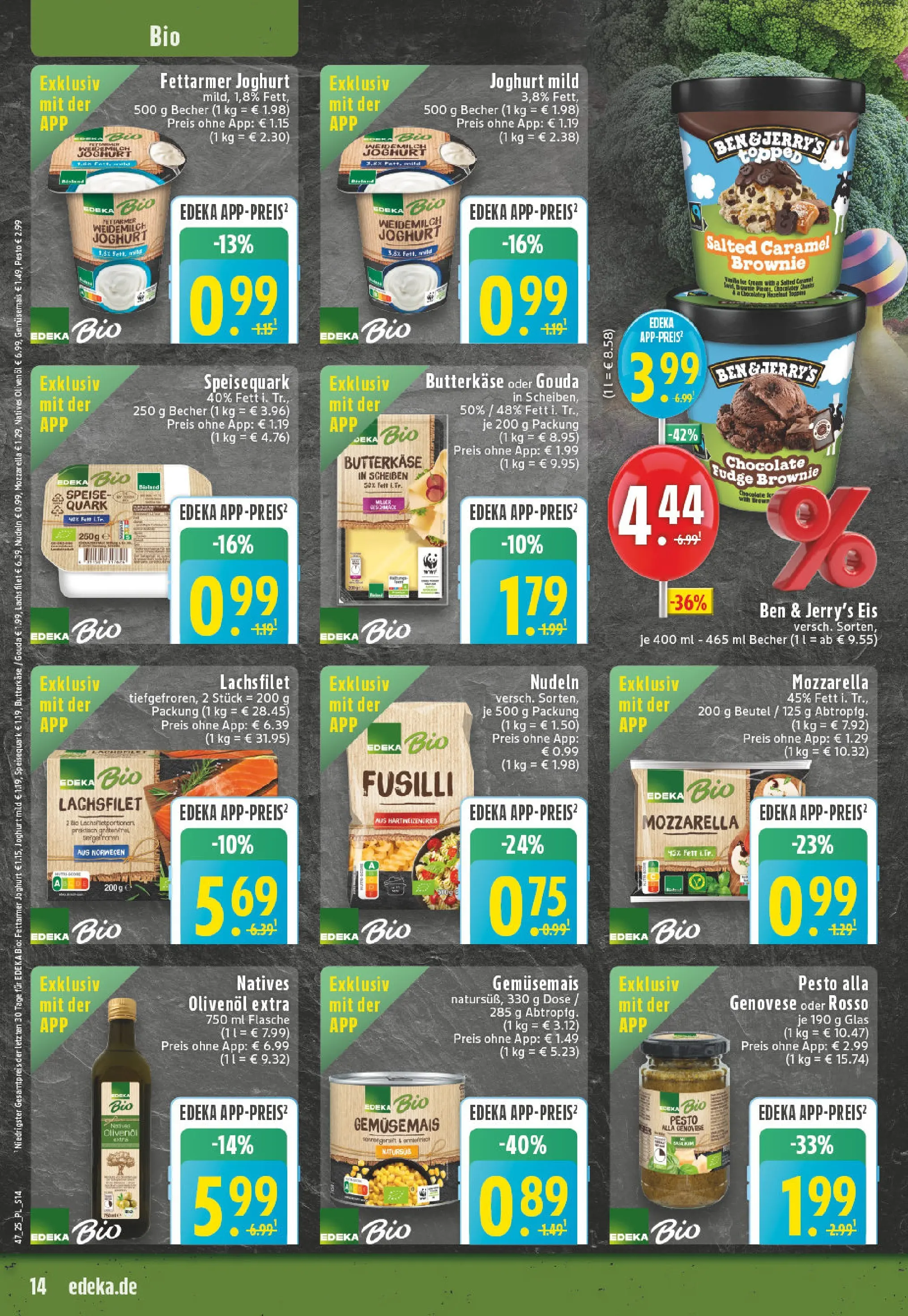 Edeka prospekt Lippstadt	 (ab 17.11.2025) » Angebote Online | Seite: 14 | Produkte: Mozzarella, Olivenol, Pasta, Speisequark