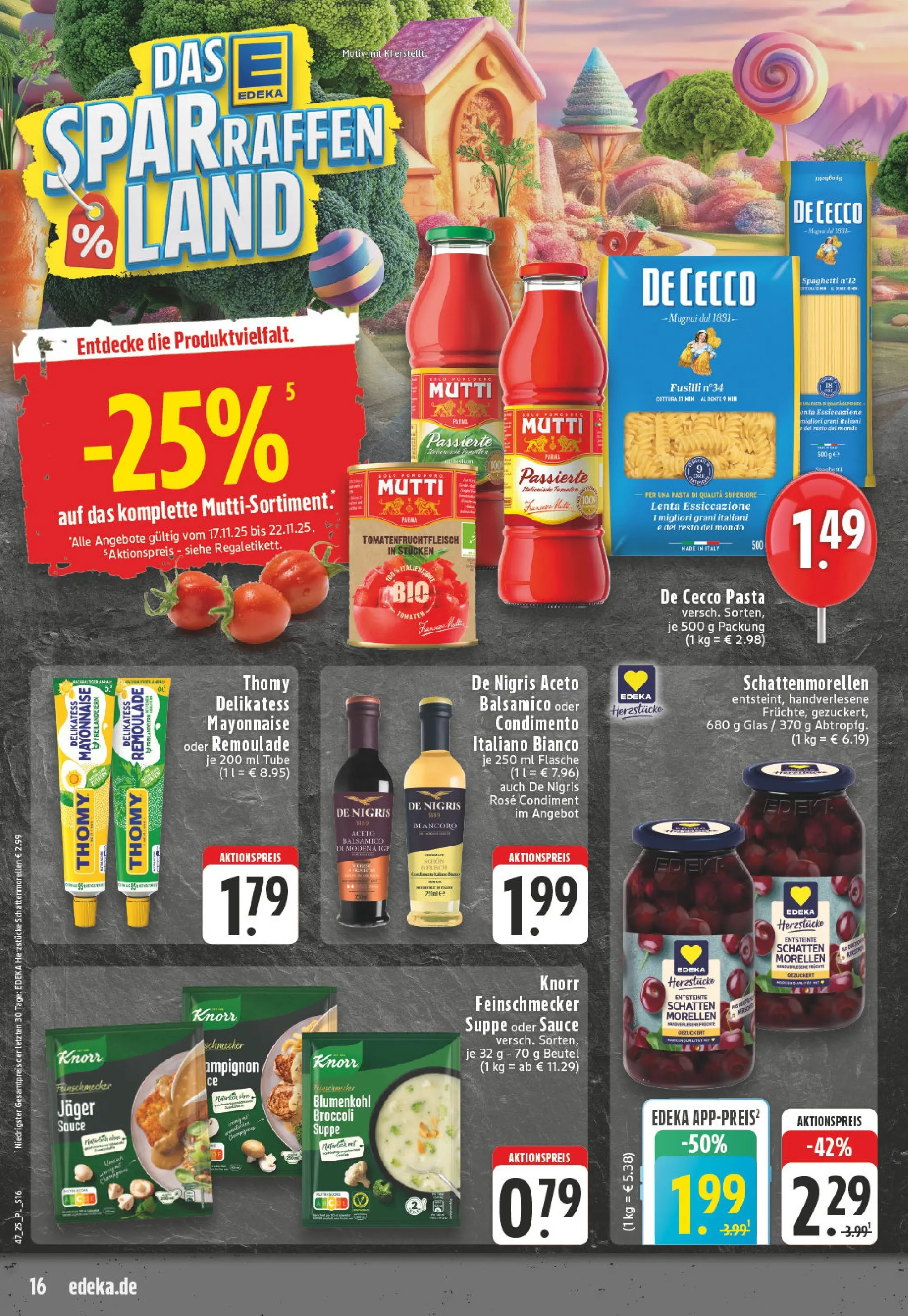 Edeka prospekt Lippstadt	 (ab 17.11.2025) » Angebote Online | Seite: 16 | Produkte: Balsamico, Tomaten, Blumenkohl, Pasta