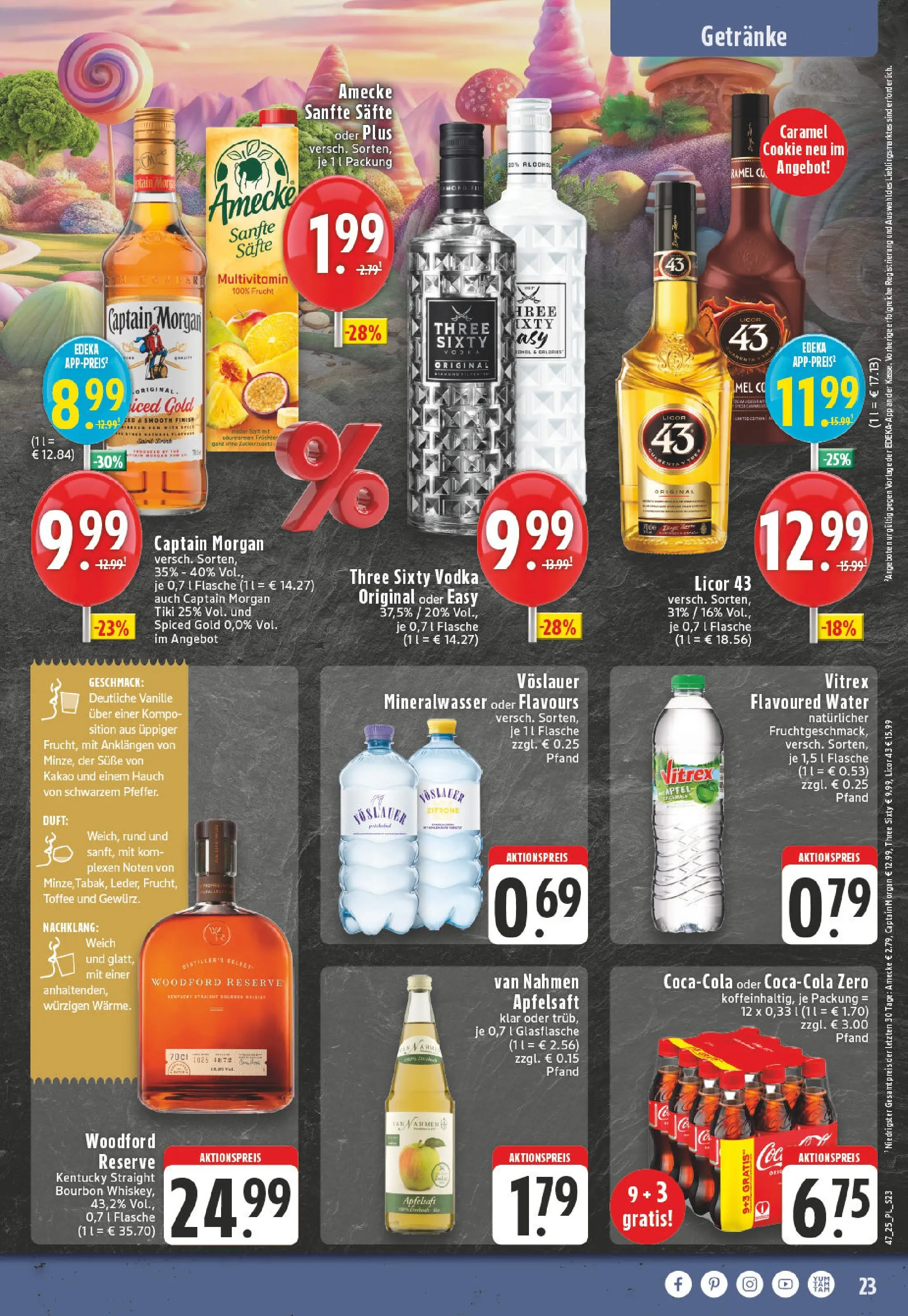 Edeka prospekt Lippstadt	 (ab 17.11.2025) » Angebote Online | Seite: 23 | Produkte: Rum, Äpfel, Apfelsaft, Captain morgan