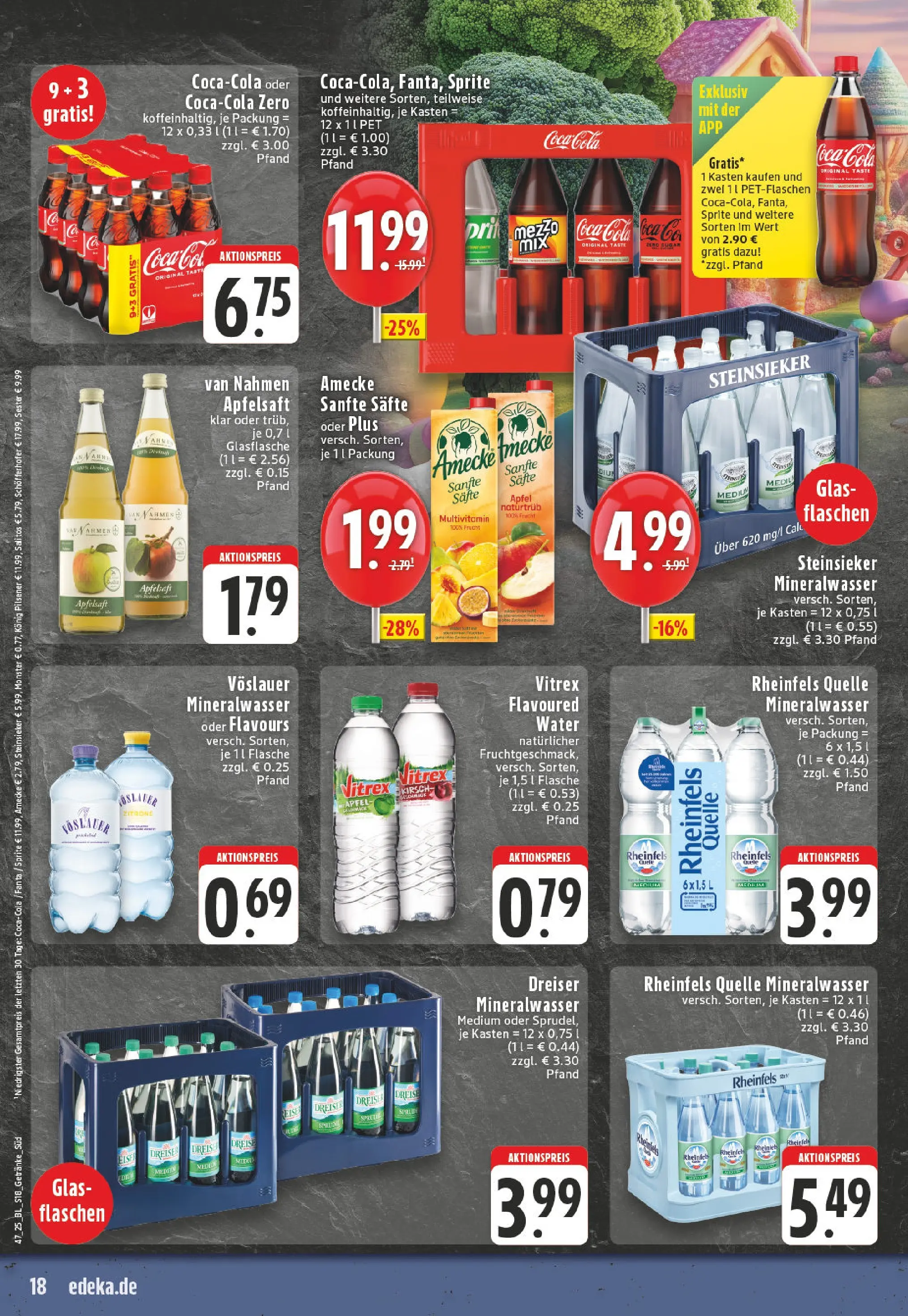 Edeka prospekt Aachen	 (ab 17.11.2025) » Angebote Online | Seite: 18 | Produkte: Cola, Mineralwasser, Apple, Reis