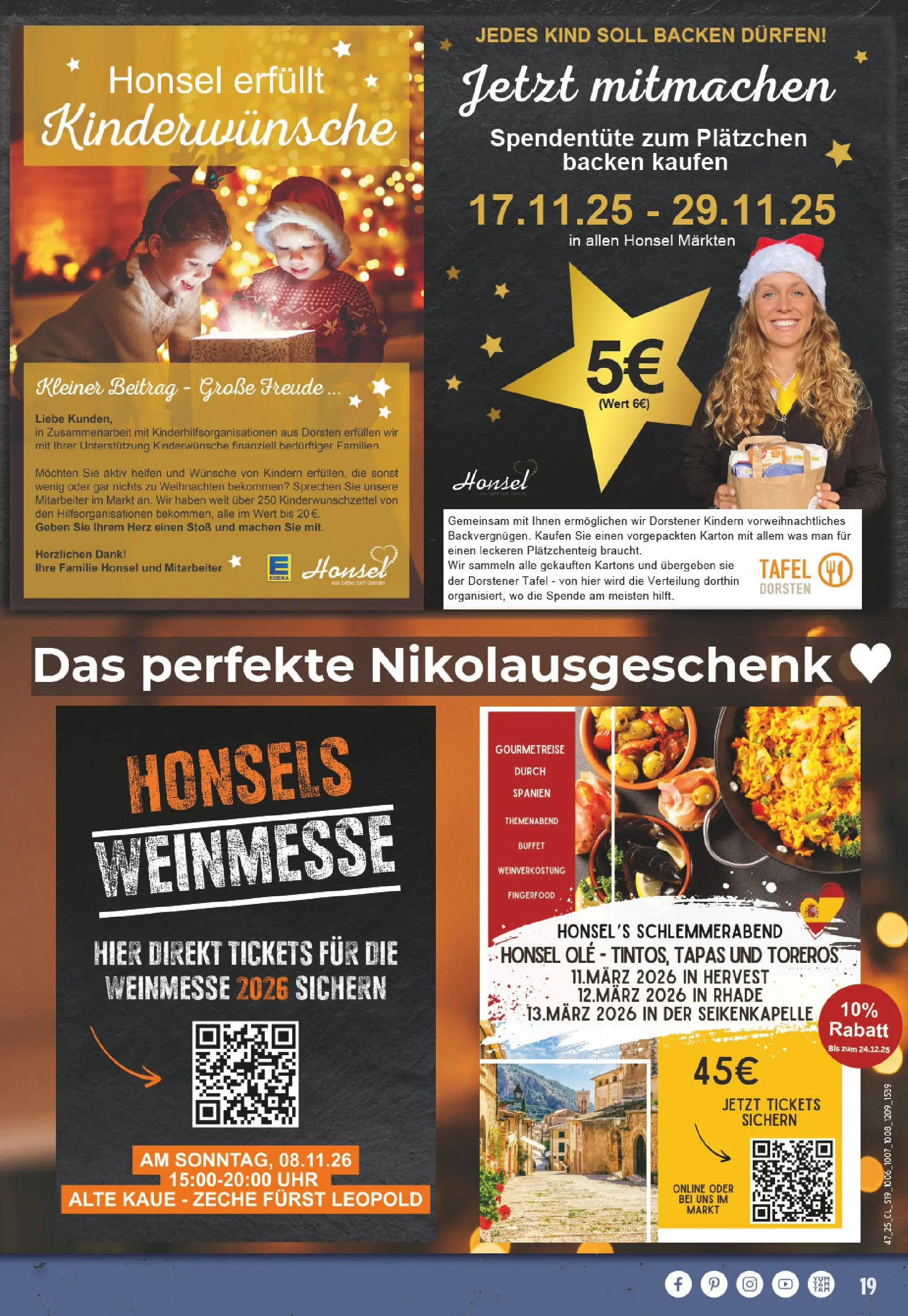 Edeka prospekt Dorsten	 (ab 17.11.2025) » Angebote Online | Seite: 19 | Produkte: Uhr