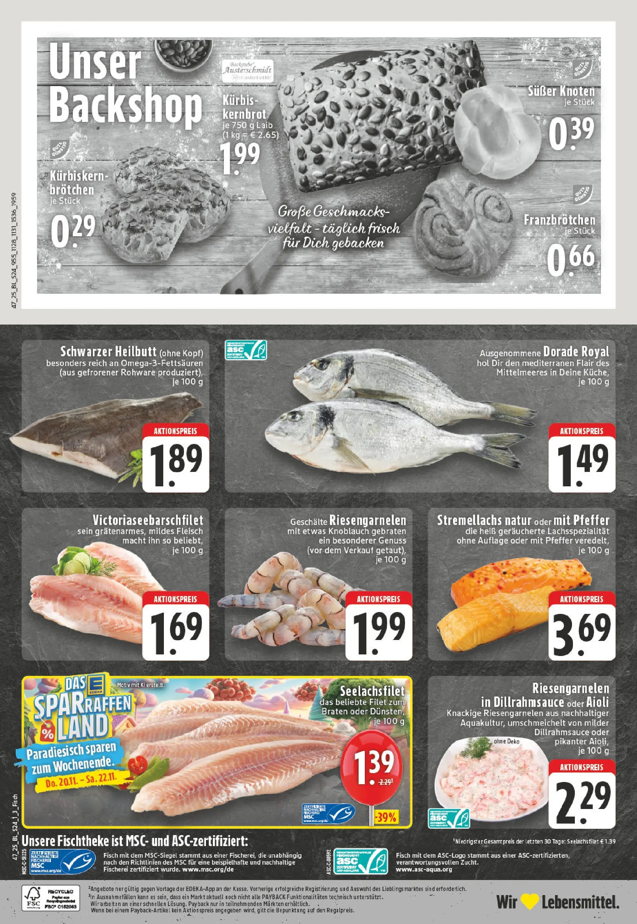 Edeka prospekt Düren	 (ab 17.11.2025) » Angebote Online | Seite: 24 | Produkte: Pfeffer, Knoblauch, Kürbis, Fleisch