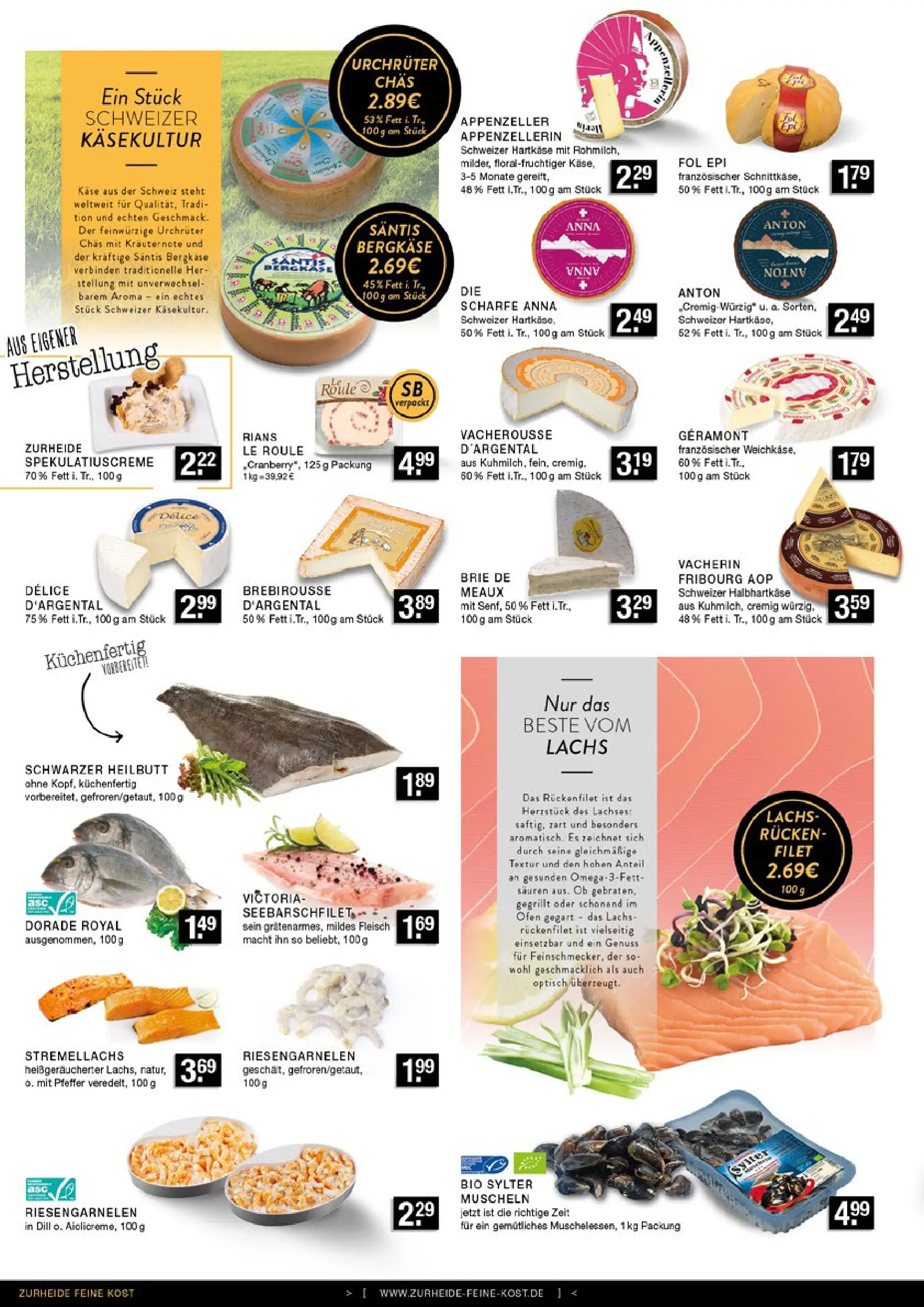 Edeka prospekt Oberhausen	 (ab 17.11.2025) » Angebote Online | Seite: 4 | Produkte: Dorade, Ofen, Lachs, Fleisch