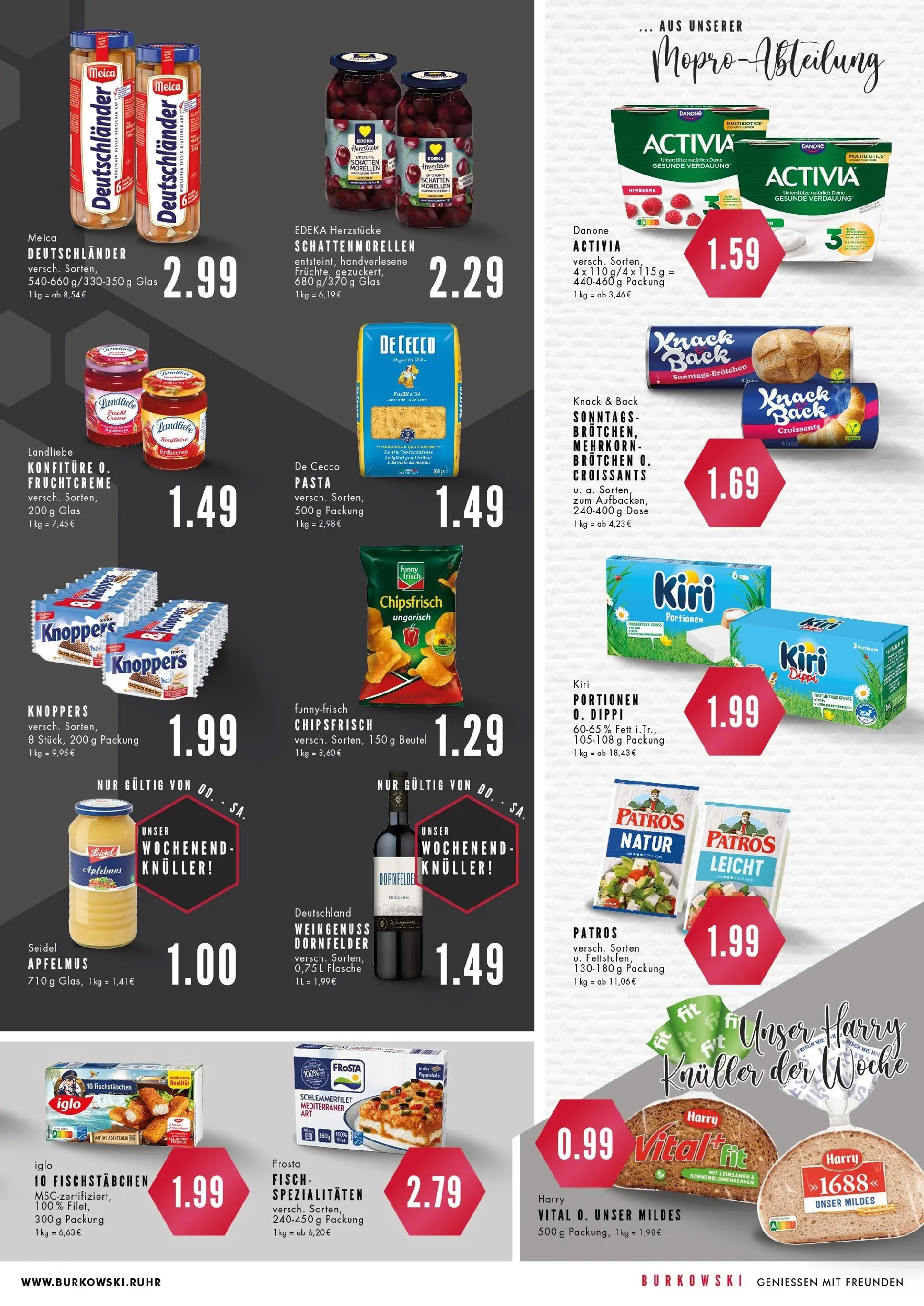 Edeka prospekt Essen	 (ab 17.11.2025) » Angebote Online | Seite: 7 | Produkte: Danone activia, Knoppers, Himbeere, Erdbeeren