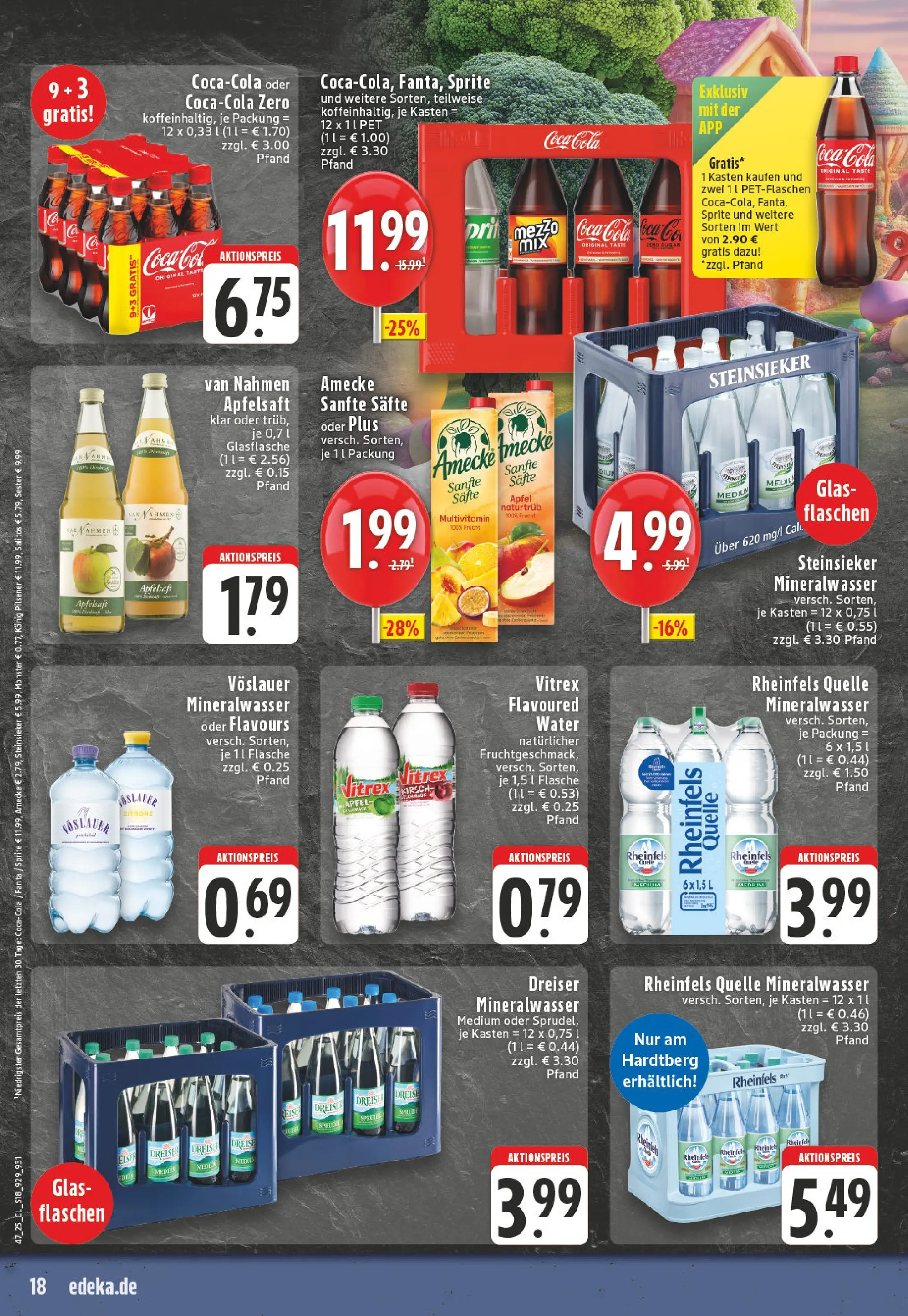 Edeka prospekt Bonn	 (ab 17.11.2025) » Angebote Online | Seite: 18 | Produkte: Konig pilsener, Äpfel, Monster, Rheinfels quelle