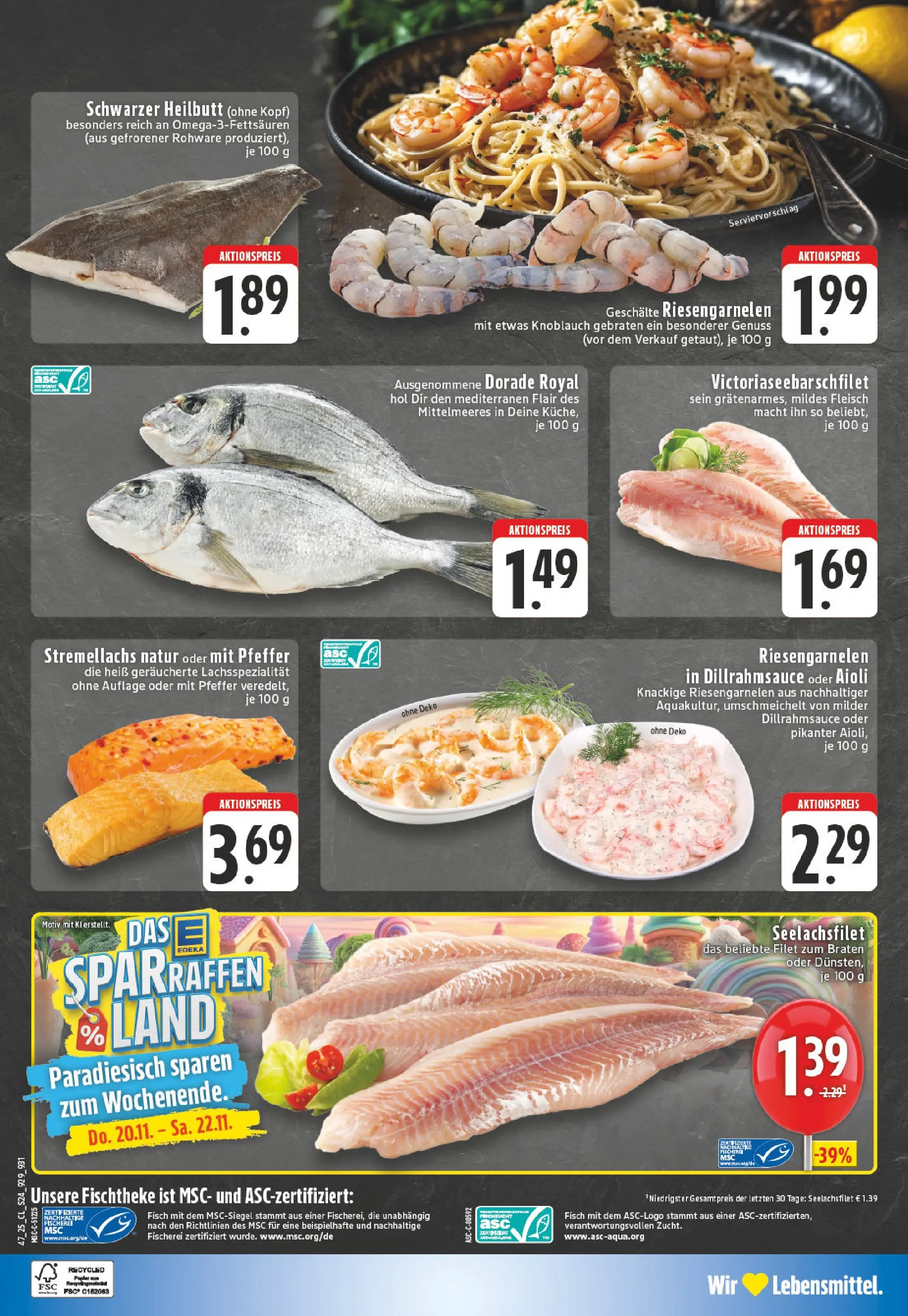 Edeka prospekt Bonn	 (ab 17.11.2025) » Angebote Online | Seite: 24 | Produkte: Dorade, Fisch, Pfeffer, Knoblauch