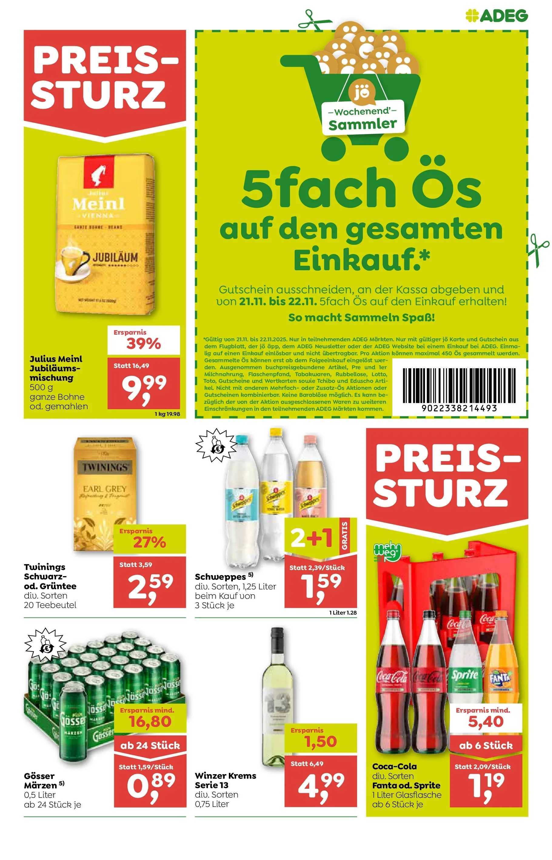 ADEG Hohenberg von 20.11.2025 - Aktuelle Angebote | Seite: 5