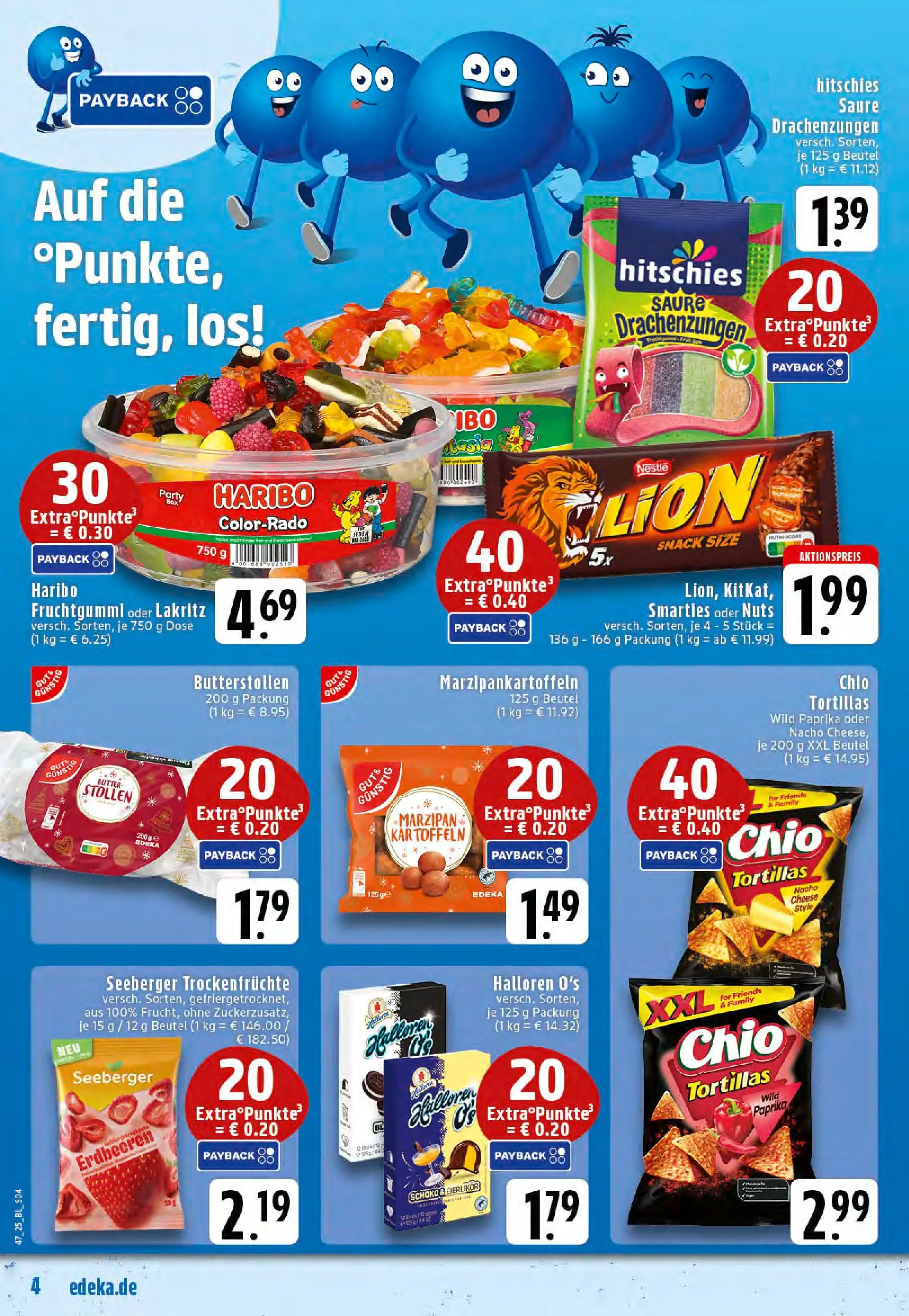 Edeka prospekt Recke	 (ab 17.11.2025) » Angebote Online | Seite: 4 | Produkte: Haribo, Kartoffeln, Paprika, Erdbeeren