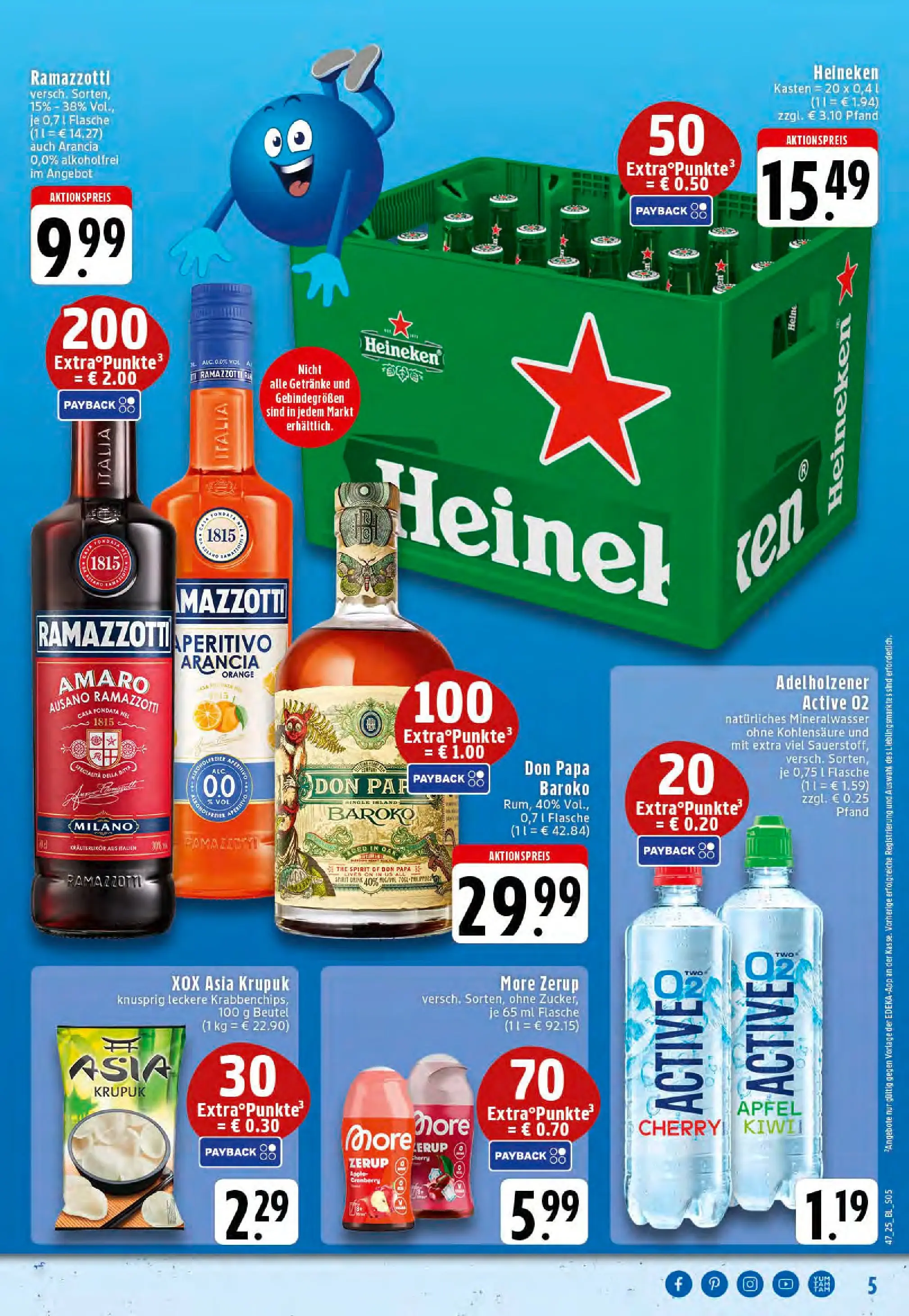 Edeka prospekt Recke	 (ab 17.11.2025) » Angebote Online | Seite: 5 | Produkte: Adelholzener, Apple, Heineken, Ramazzotti