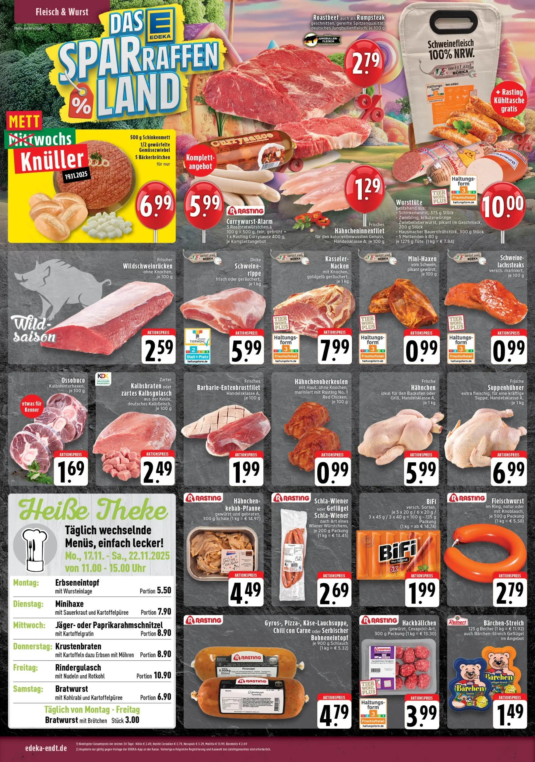 Edeka prospekt Mönchengladbach	 (ab 17.11.2025) » Angebote Online | Seite: 2 | Produkte: Melitta, Krustenbraten, Wurst, Salami