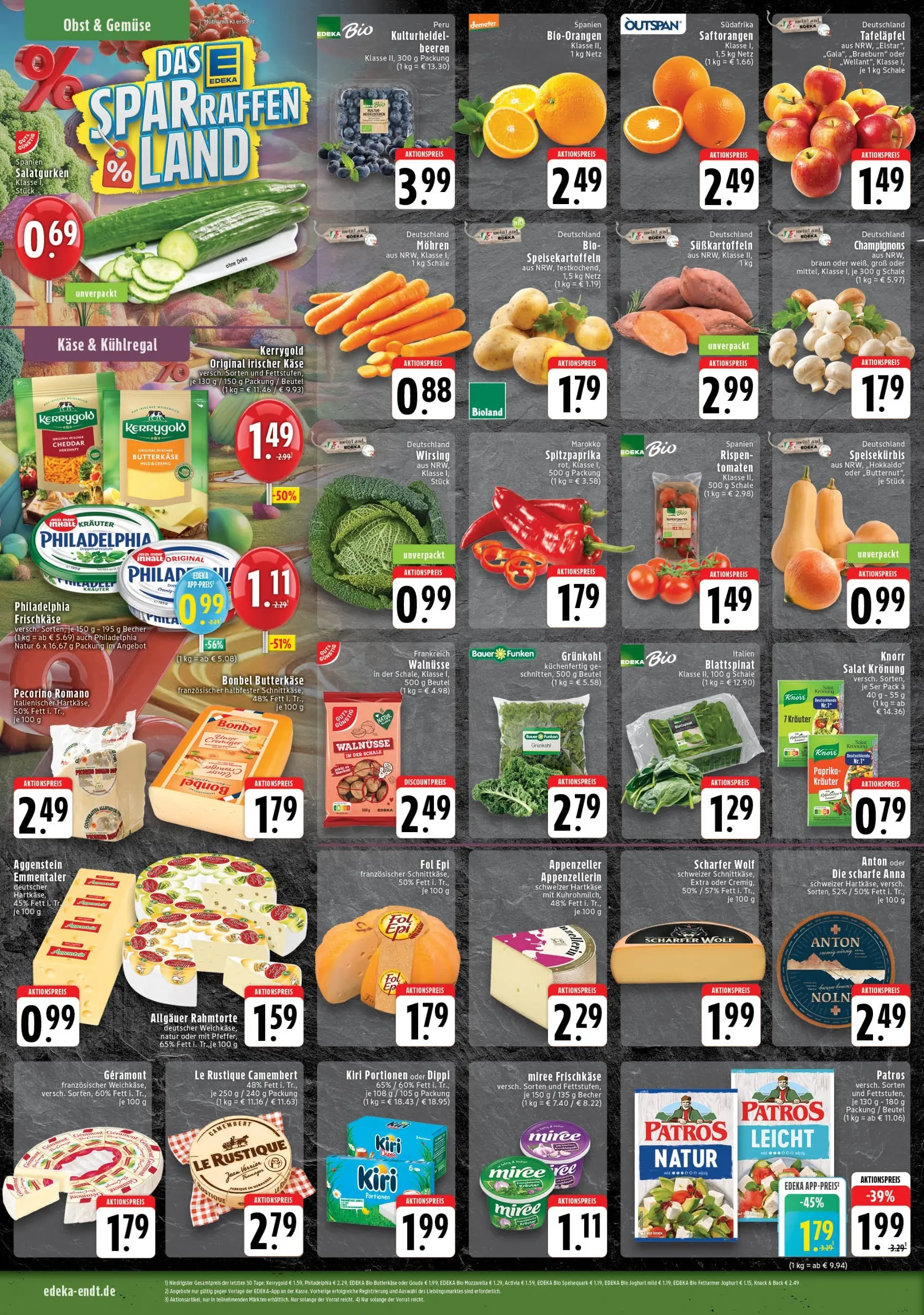 Edeka prospekt Mönchengladbach	 (ab 17.11.2025) » Angebote Online | Seite: 4 | Produkte: Käse, Philadelphia, Tomaten, Patros