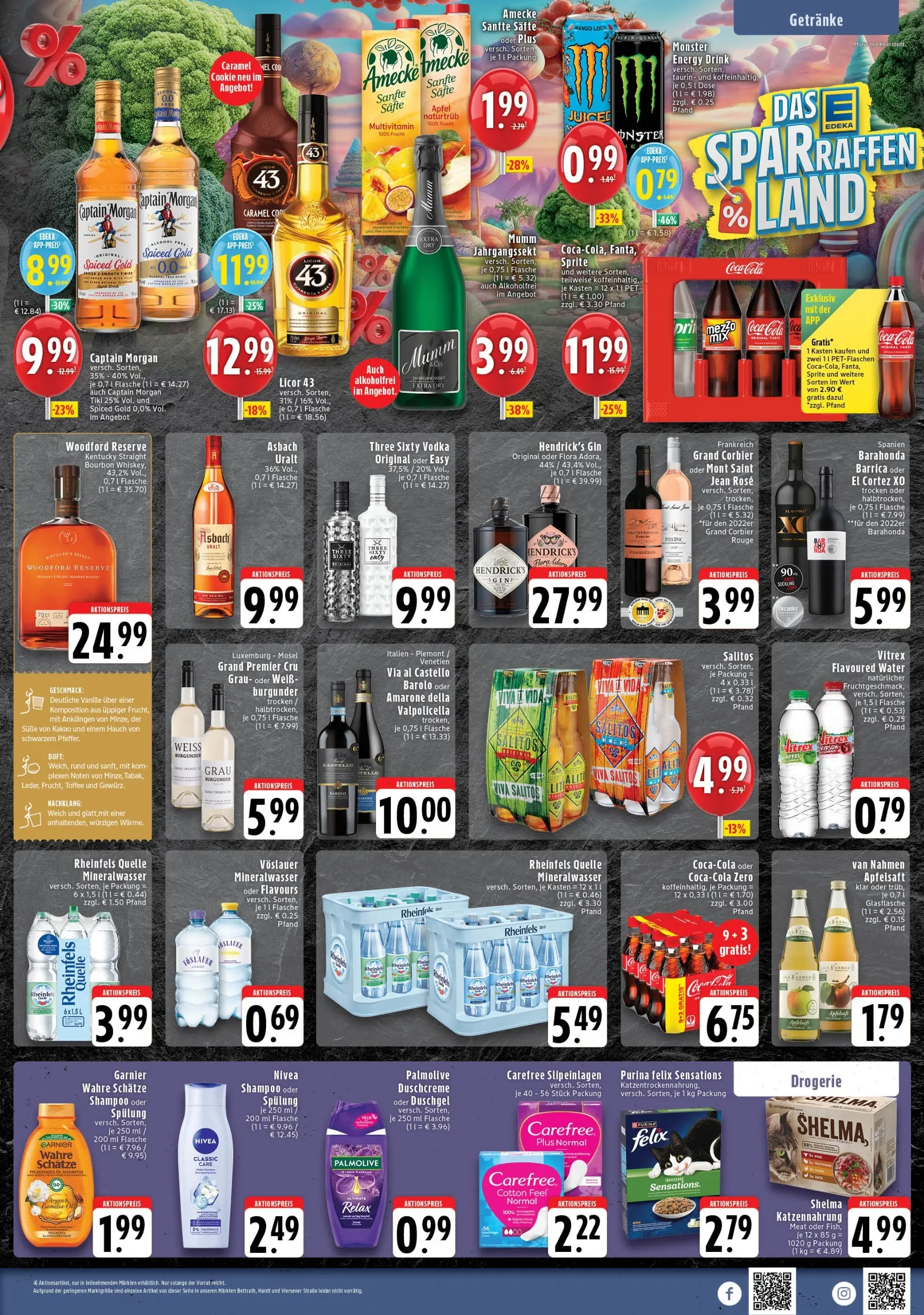 Edeka prospekt Mönchengladbach	 (ab 17.11.2025) » Angebote Online | Seite: 7 | Produkte: Shampoo, Mineralwasser, Captain morgan, Vodka