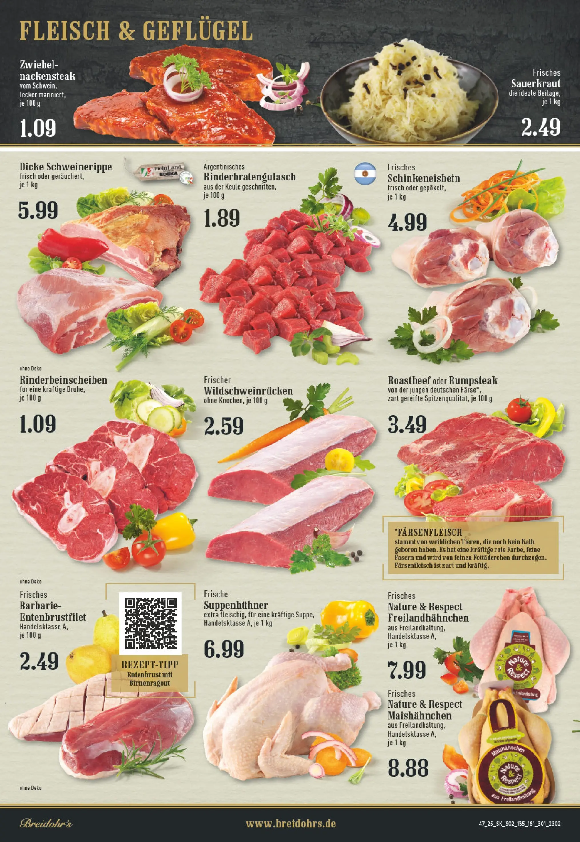 Edeka prospekt Hilden	 (ab 17.11.2025) » Angebote Online | Seite: 2 | Produkte: Rumpsteak, Roastbeef, Steak, Fleisch