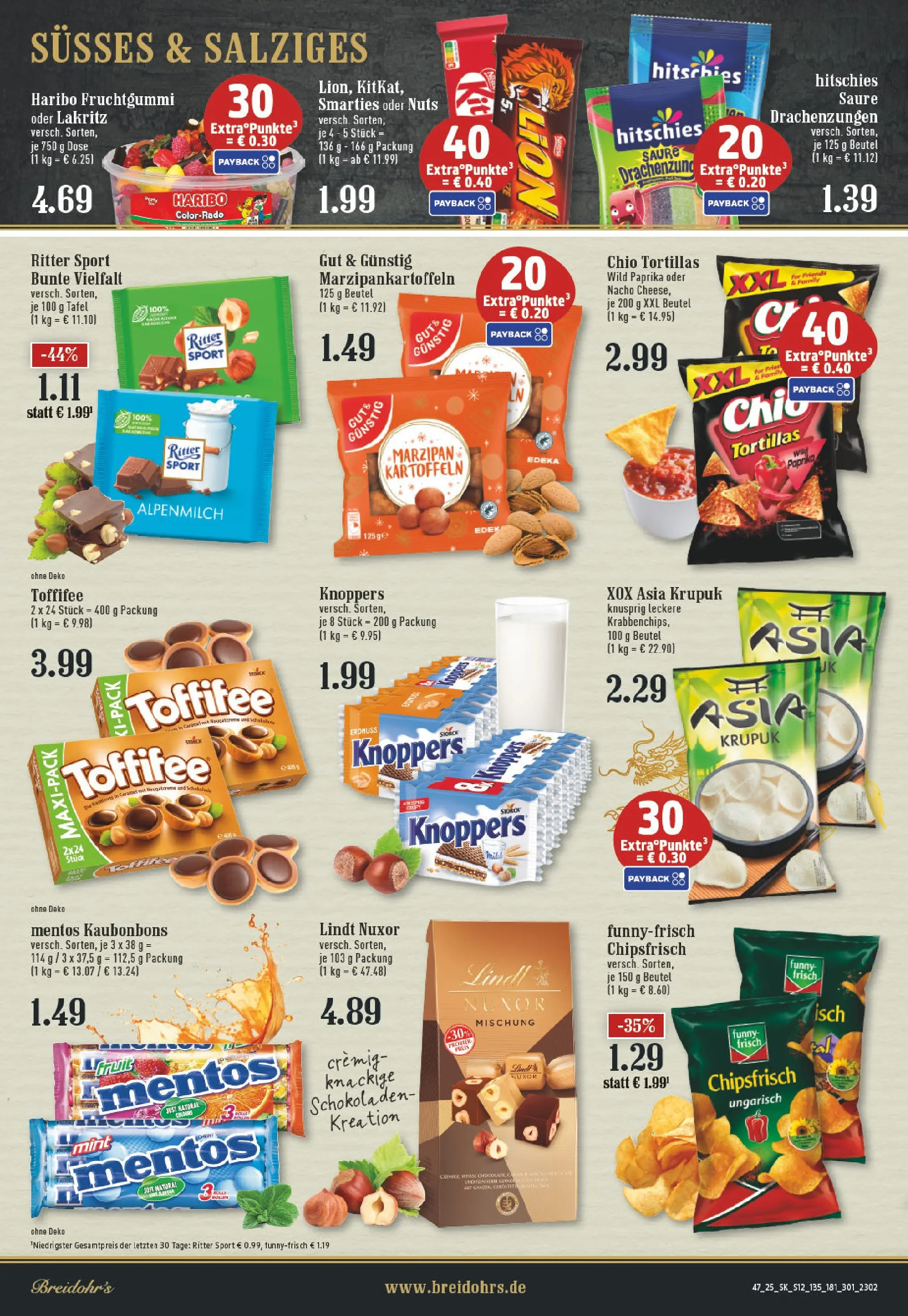 Edeka prospekt Hilden	 (ab 17.11.2025) » Angebote Online | Seite: 12 | Produkte: Funny frisch, Toffifee, Lindt, Chips