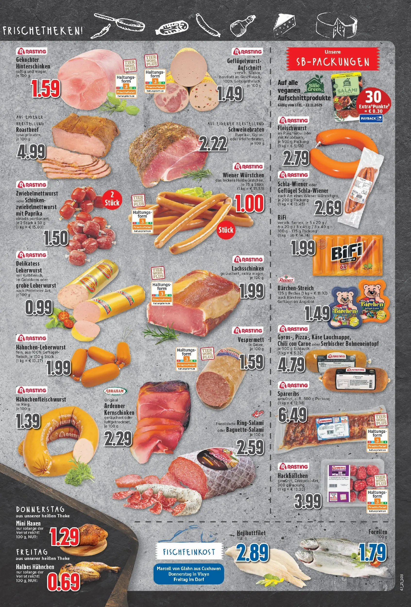 Edeka prospekt Neukirchen-Vluyn	 (ab 17.11.2025) » Angebote Online | Seite: 3 | Produkte: Wiener wurstchen, Käse, Paprika, Chili