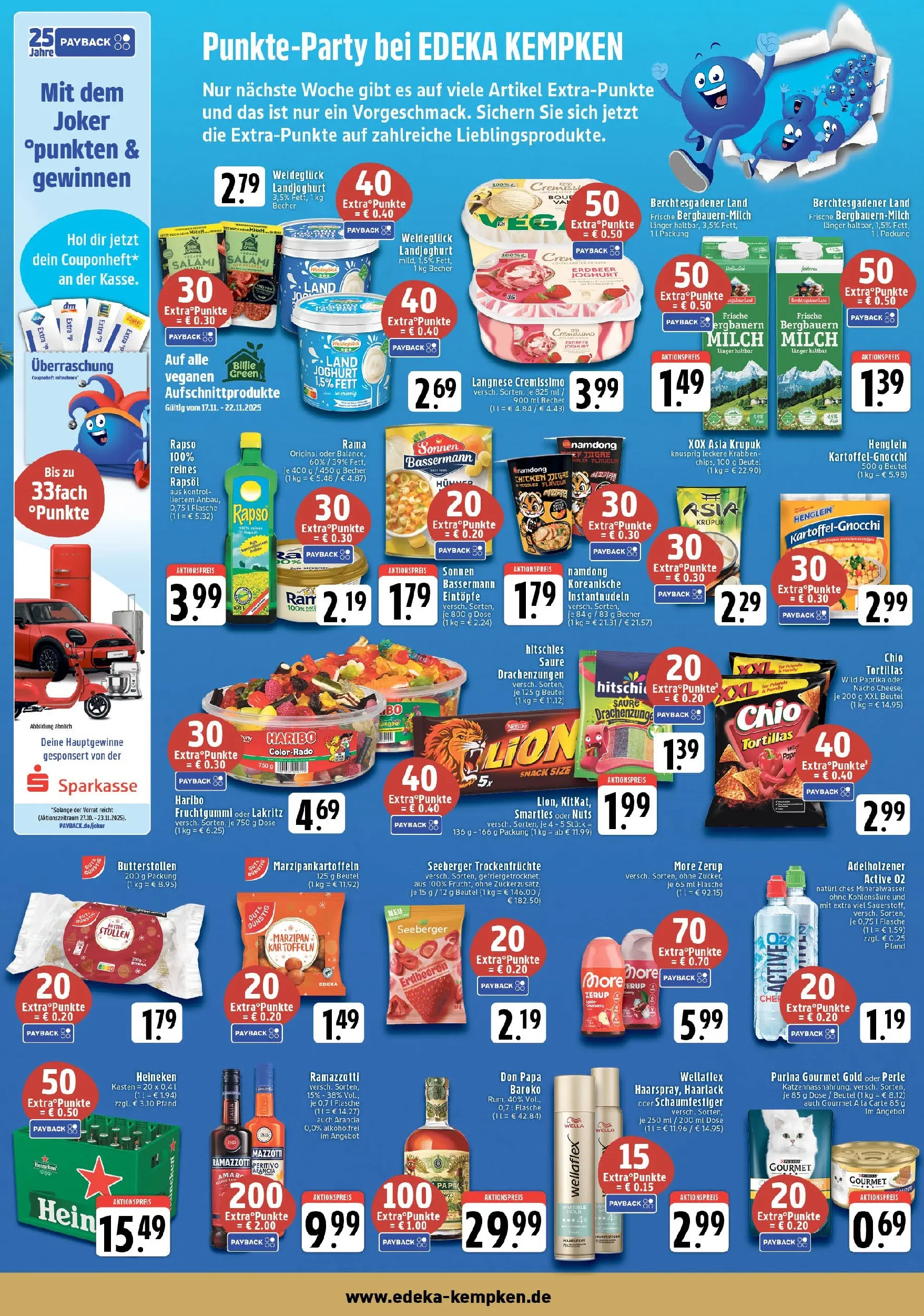 Edeka prospekt Krefeld - Hüls	 (ab 17.11.2025) » Angebote Online | Seite: 5 | Produkte: Langnese cremissimo, Haribo, Chio tortillas, Purina gourmet gold