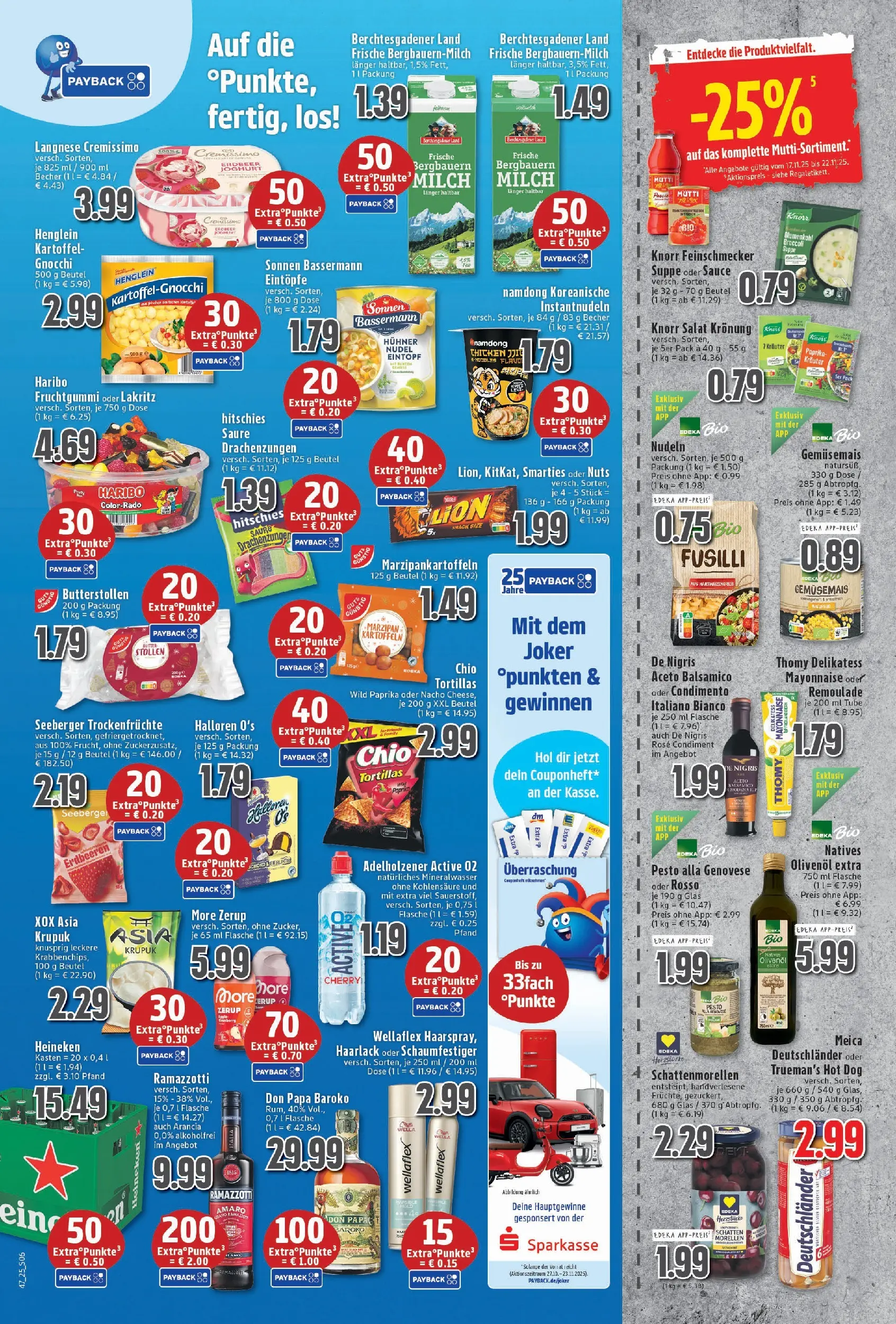 Edeka prospekt Neukirchen-Vluyn	 (ab 17.11.2025) » Angebote Online | Seite: 6 | Produkte: Langnese, Smarties, Adelholzener, Salat