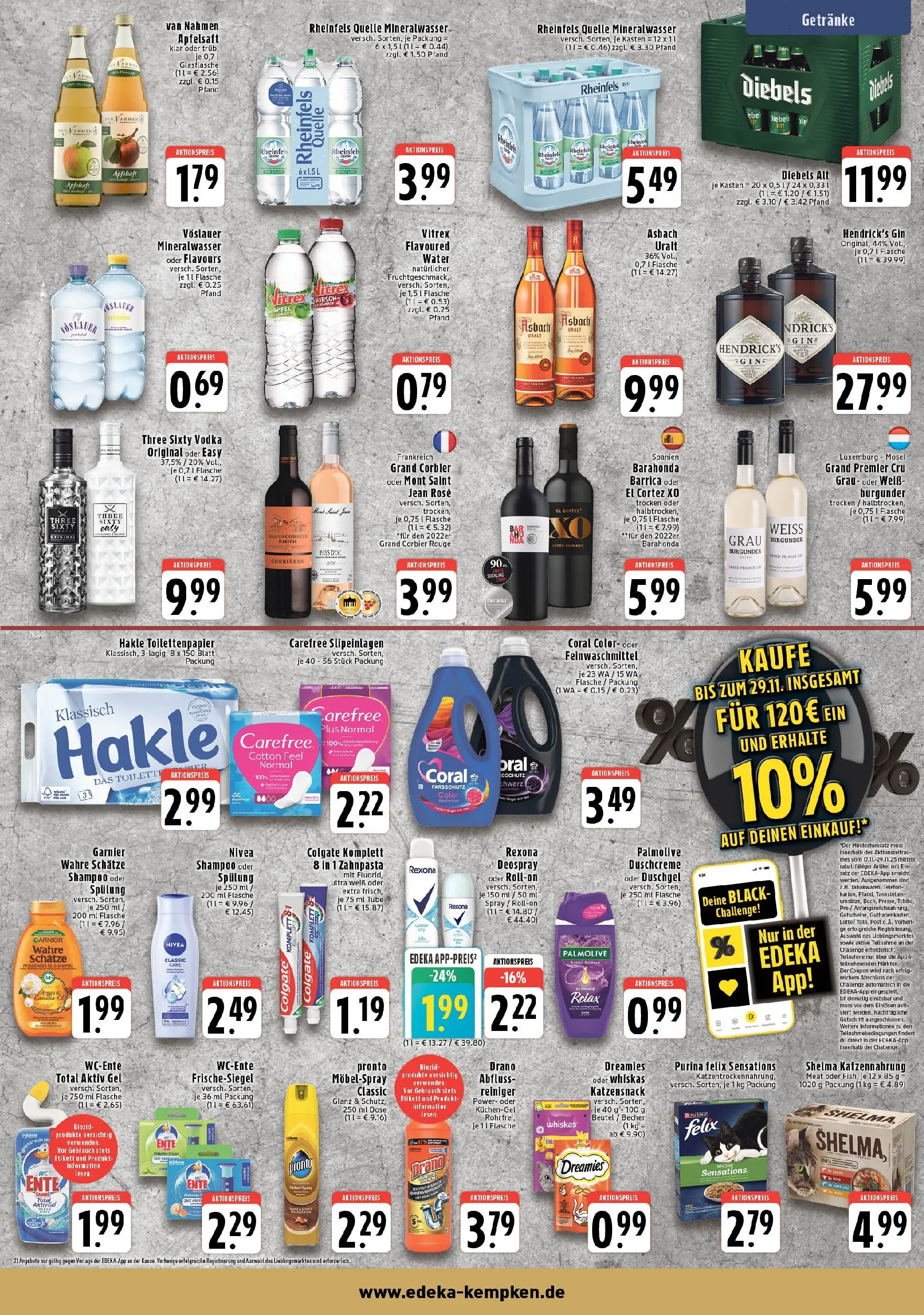 Edeka prospekt Krefeld - Hüls	 (ab 17.11.2025) » Angebote Online | Seite: 7 | Produkte: Spülung, Duschgel, Ente, Whiskas