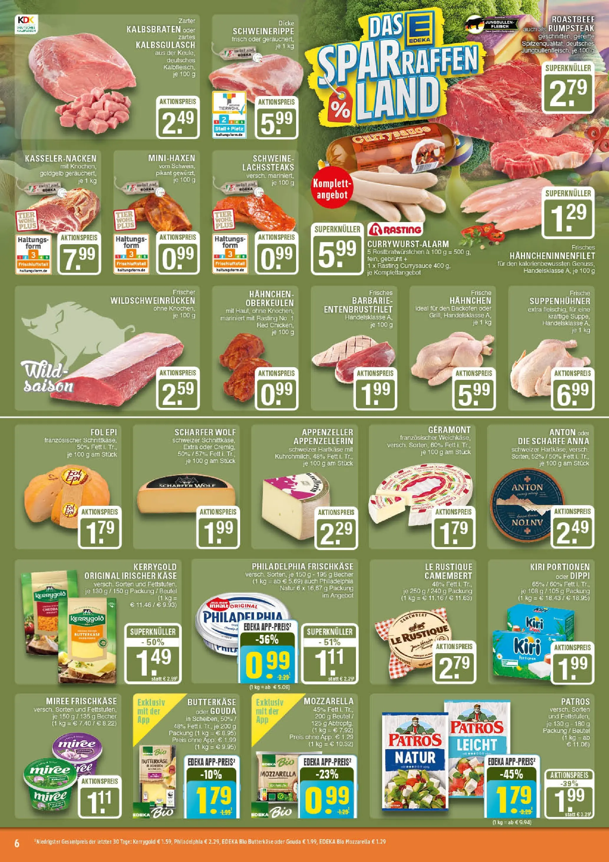 Edeka prospekt Marl	 (ab 17.11.2025) » Angebote Online | Seite: 6 | Produkte: Rumpsteak, Geramont, Backofen, Fleisch