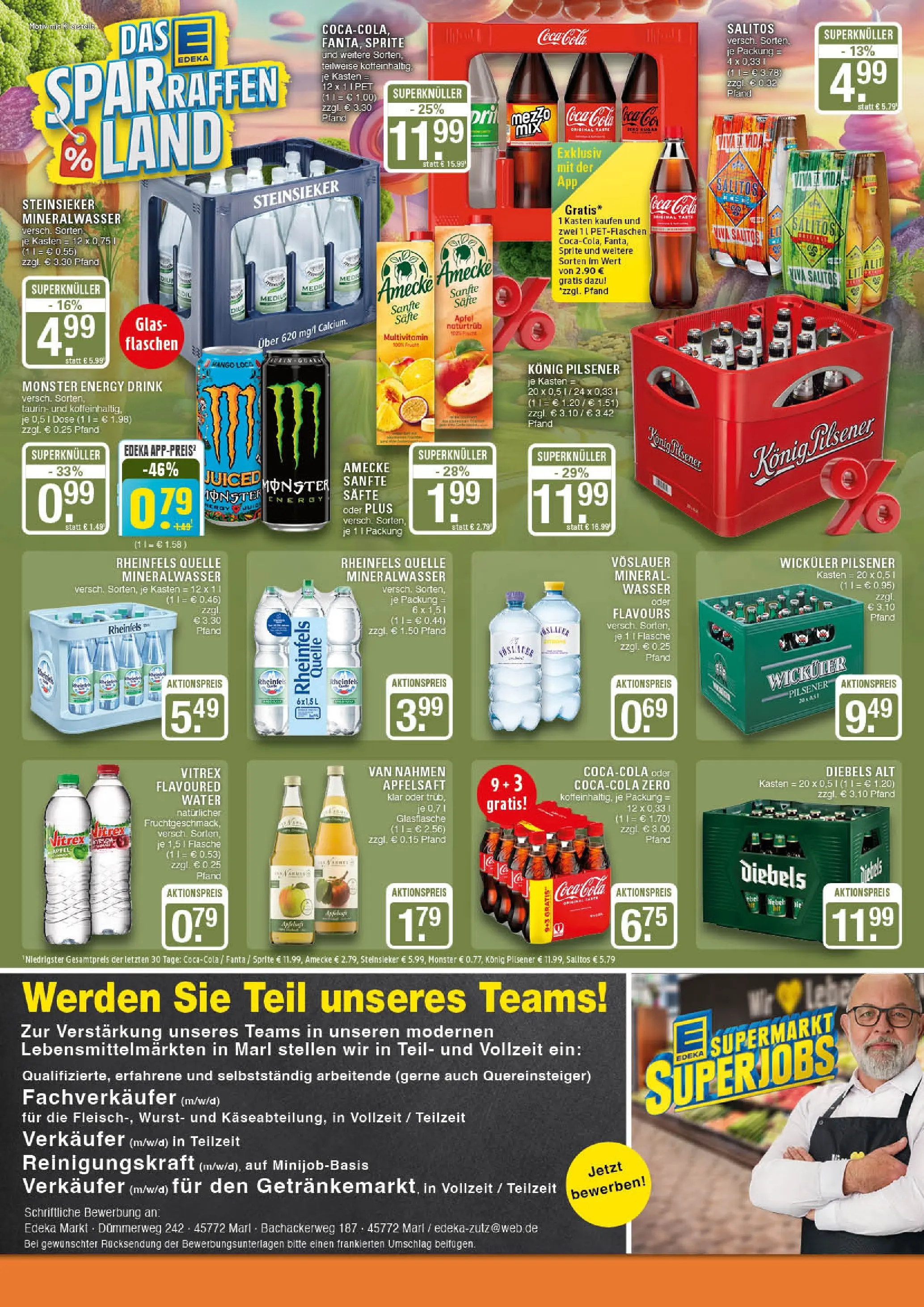 Edeka prospekt Marl	 (ab 17.11.2025) » Angebote Online | Seite: 12 | Produkte: Fanta, Äpfel, Diebels, Rheinfels quelle