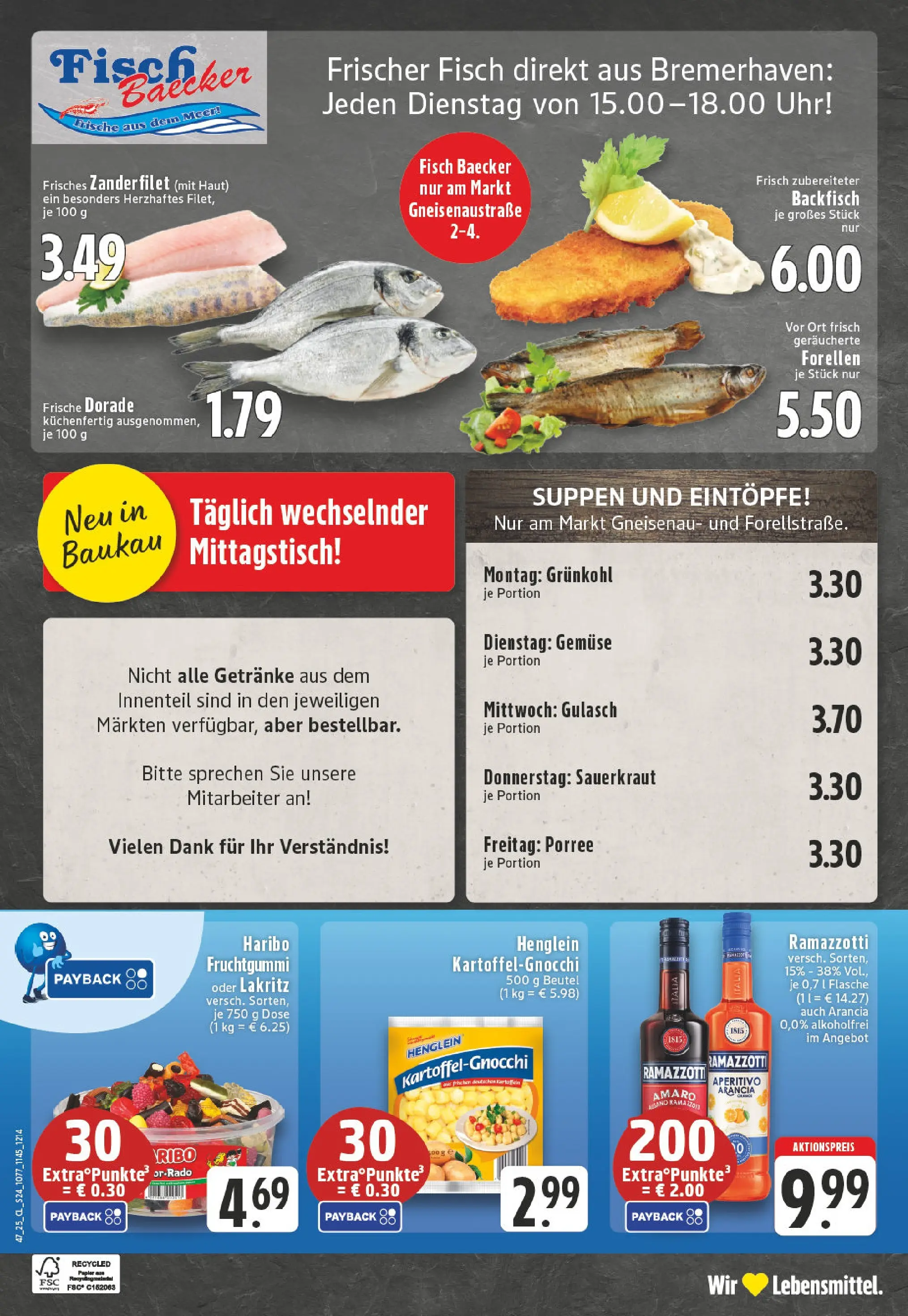 Edeka prospekt Herne	 (ab 17.11.2025) » Angebote Online | Seite: 24 | Produkte: Haribo, Gemüse, Gulasch, Ramazzotti