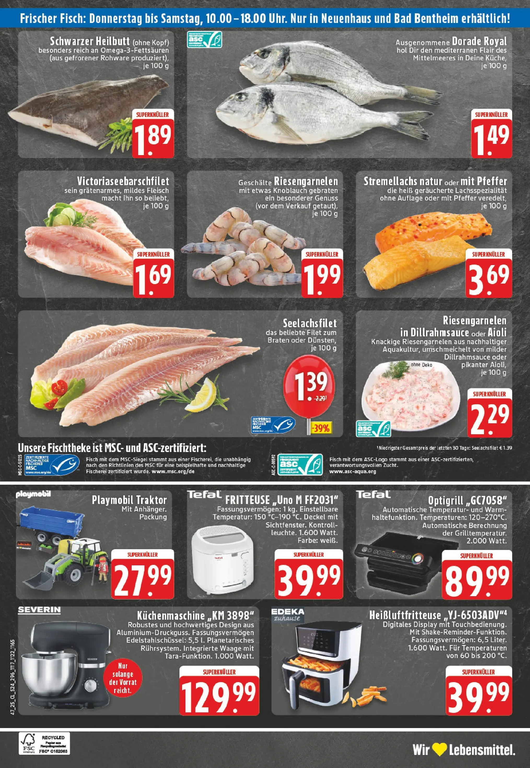 Edeka prospekt Ochtrup	 (ab 17.11.2025) » Angebote Online | Seite: 24 | Produkte: Pfeffer, Fritteuse, Heißluftfritteuse, Fleisch