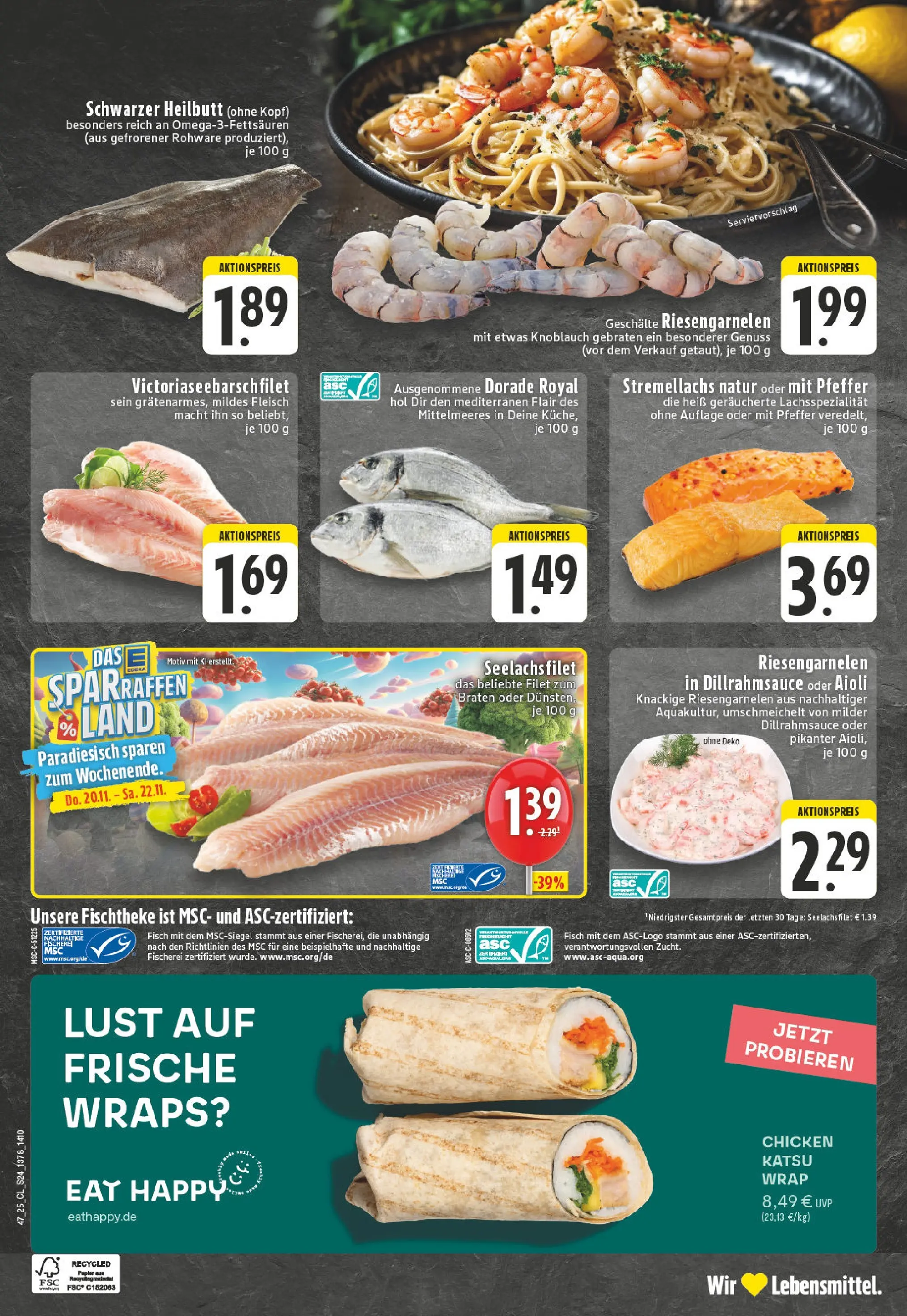 Edeka prospekt Ransbach-Baumbach	 (ab 17.11.2025) » Angebote Online | Seite: 24 | Produkte: Dorade, Fisch, Pfeffer, Knoblauch
