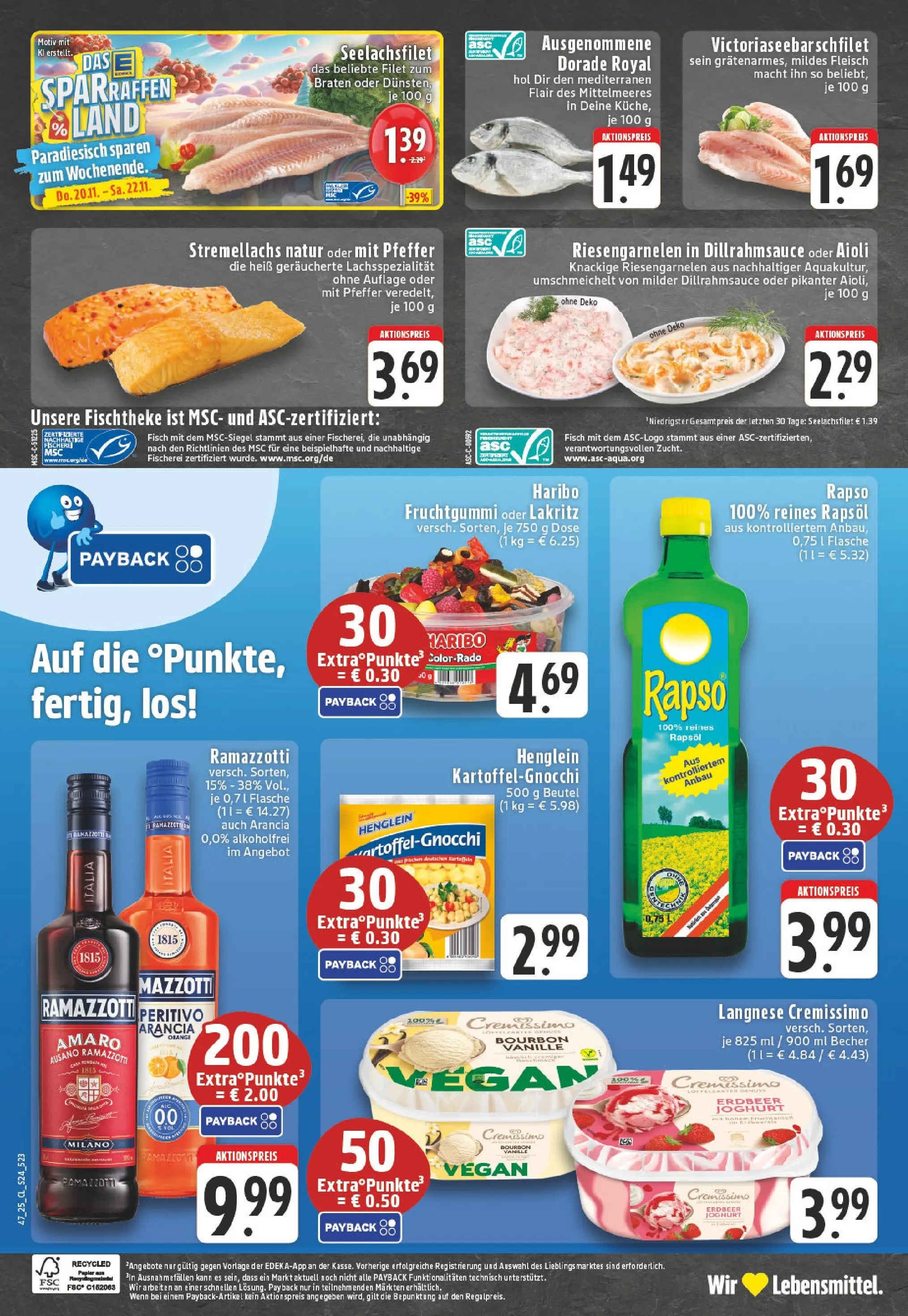 Edeka prospekt Vreden	 (ab 17.11.2025) » Angebote Online | Seite: 24 | Produkte: Haribo, Joghurt, Fisch, Fleisch