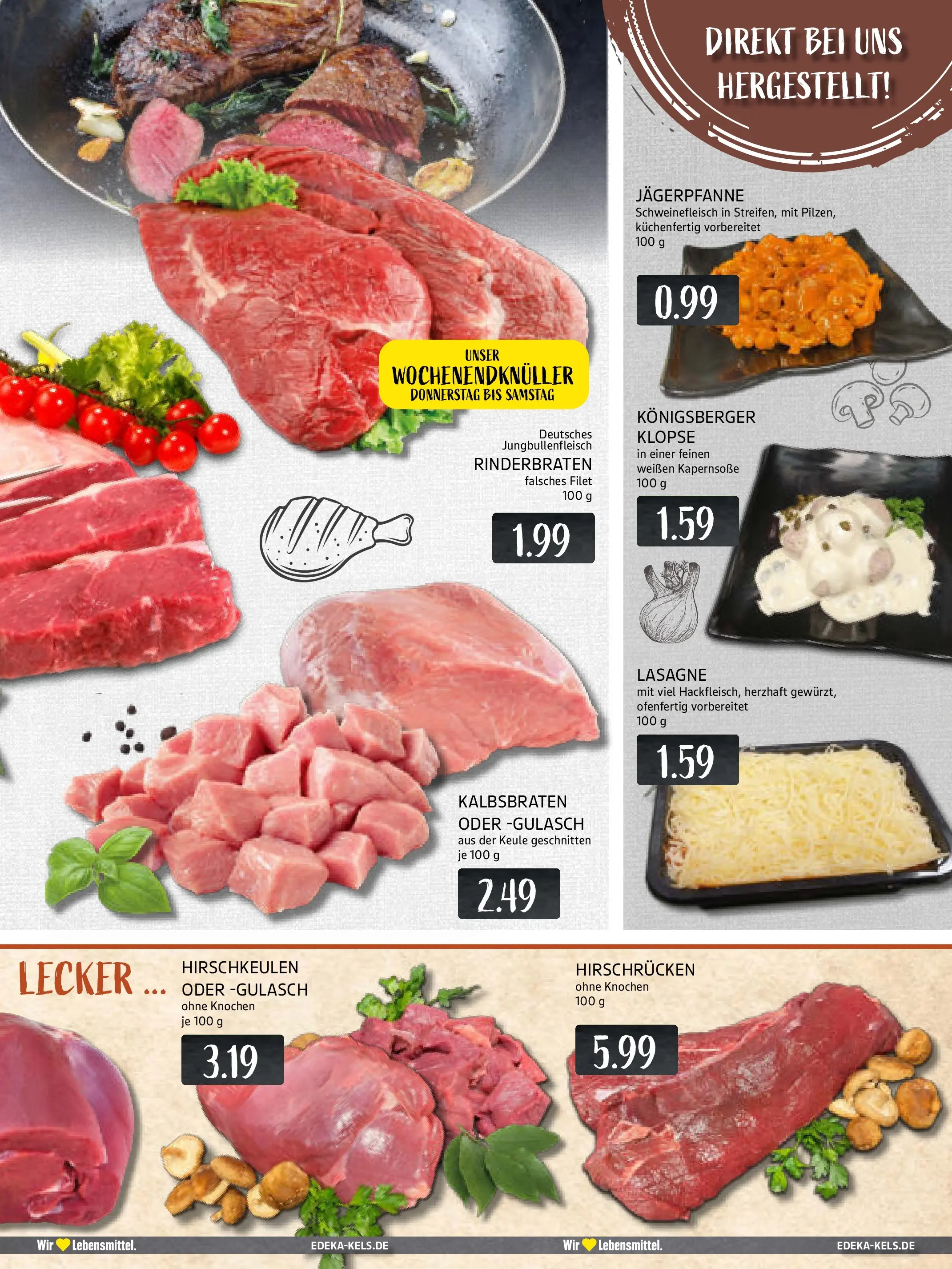 Edeka prospekt Ratingen	 (ab 17.11.2025) » Angebote Online | Seite: 3 | Produkte: Rinderbraten, Gulasch, Schweinefleisch