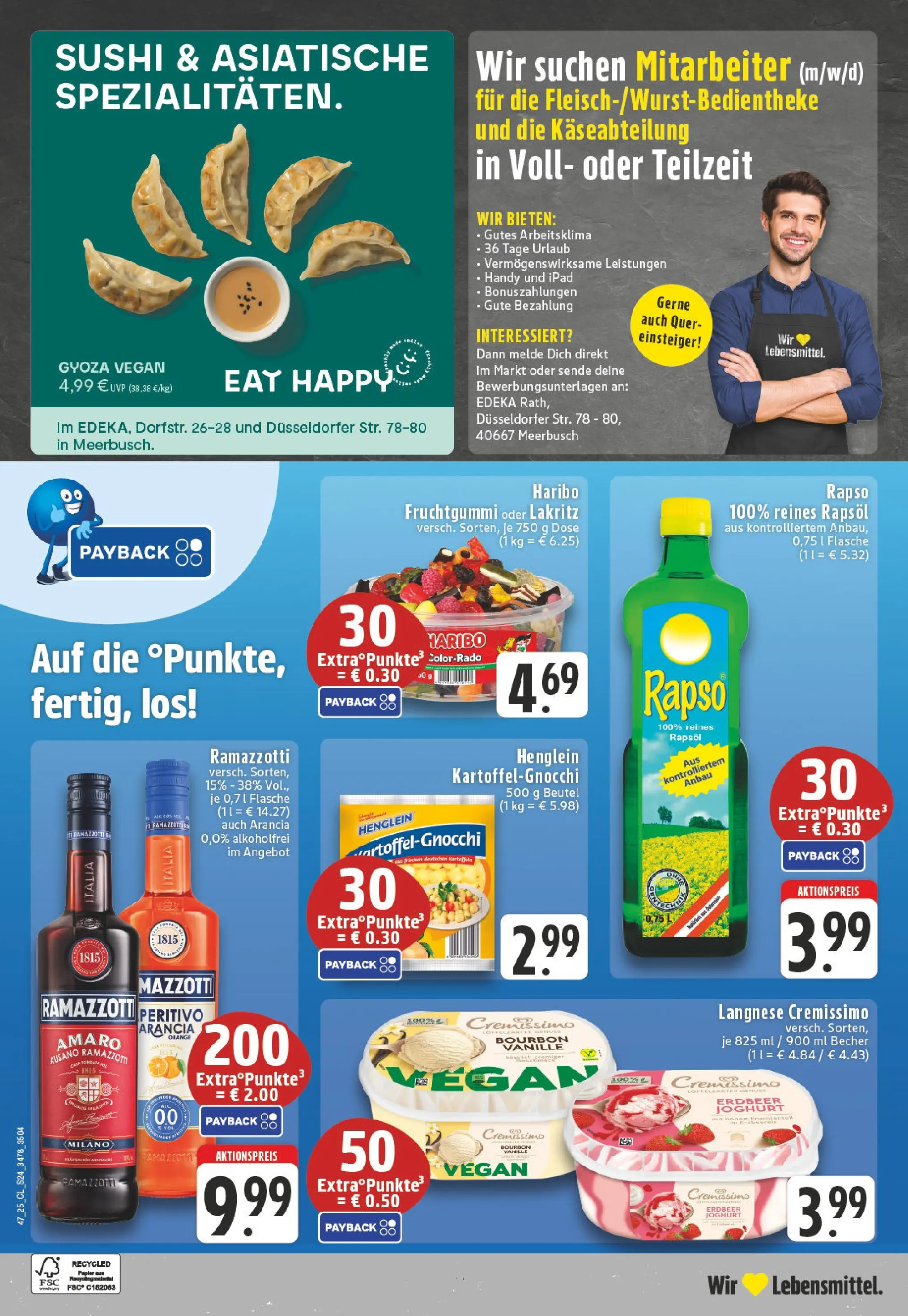 Edeka prospekt Meerbusch-Büderich	 (ab 17.11.2025) » Angebote Online | Seite: 24 | Produkte: Langnese cremissimo, Ipad, Bourbon, Ramazzotti