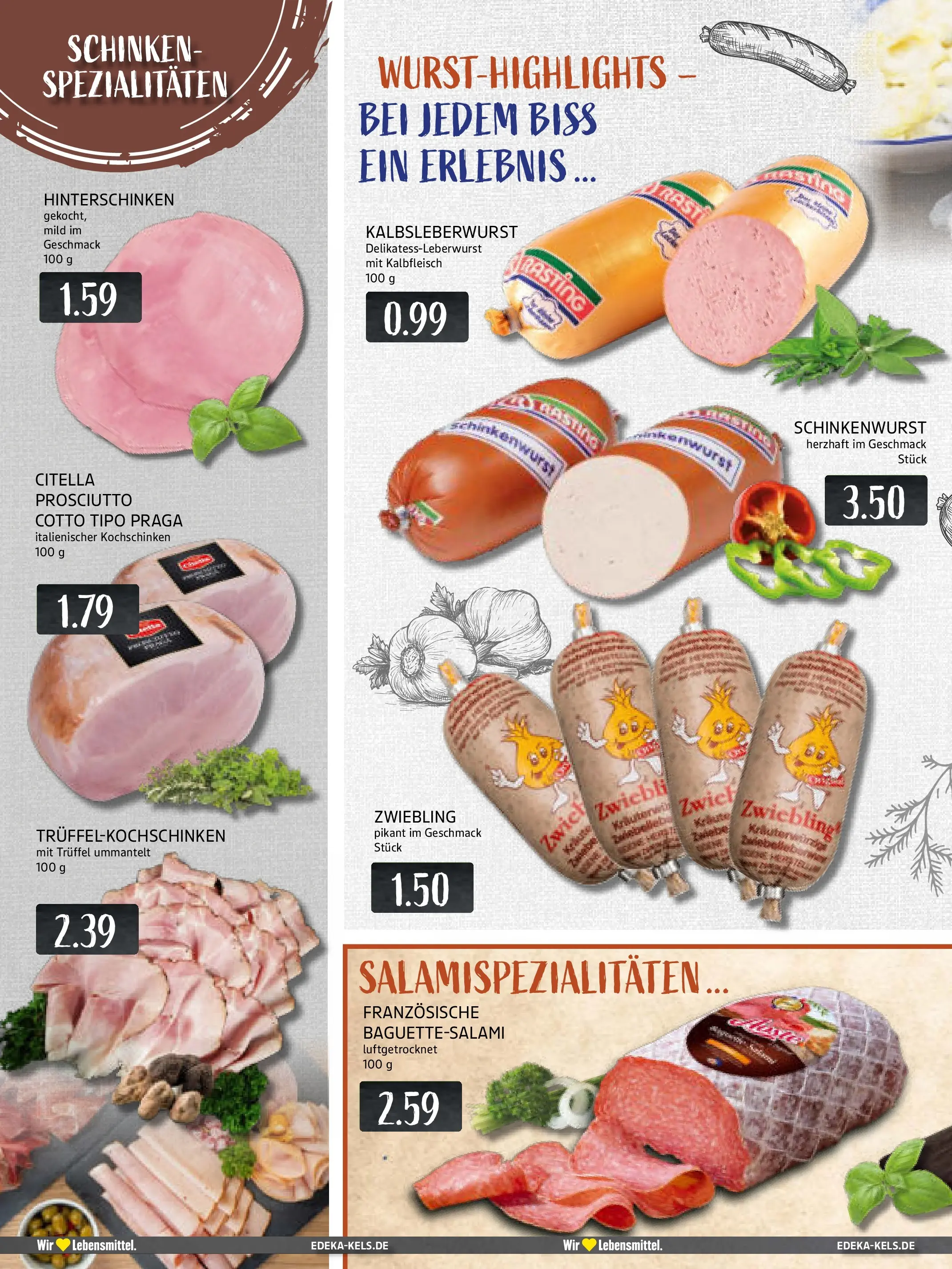 Edeka prospekt Ratingen	 (ab 17.11.2025) » Angebote Online | Seite: 4 | Produkte: Baguette, Salami, Schinken