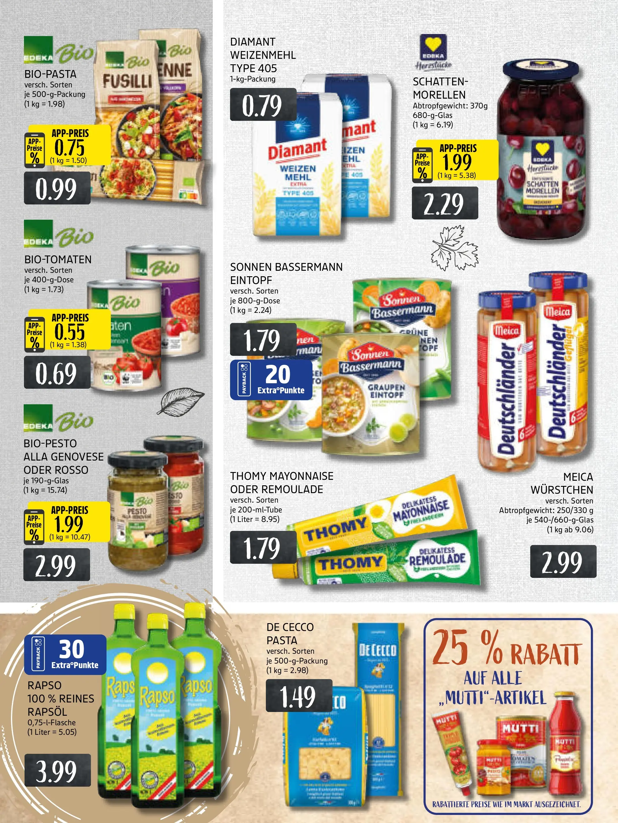 Edeka prospekt Ratingen	 (ab 17.11.2025) » Angebote Online | Seite: 12 | Produkte: Mehl, Weizenmehl, Meica, Pasta