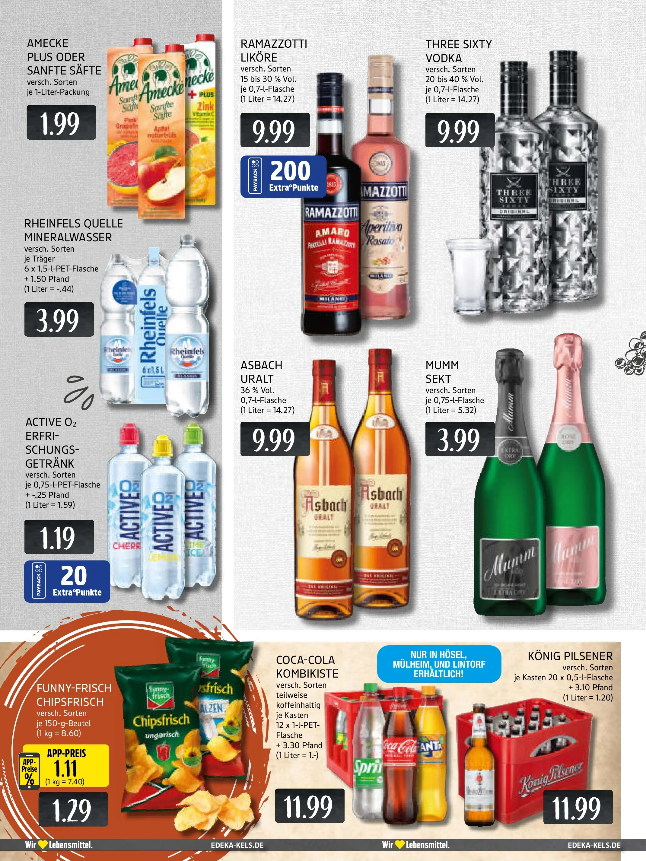 Edeka prospekt Ratingen	 (ab 17.11.2025) » Angebote Online | Seite: 14 | Produkte: Mumm sekt, Konig pilsener, Sekt, Rheinfels quelle
