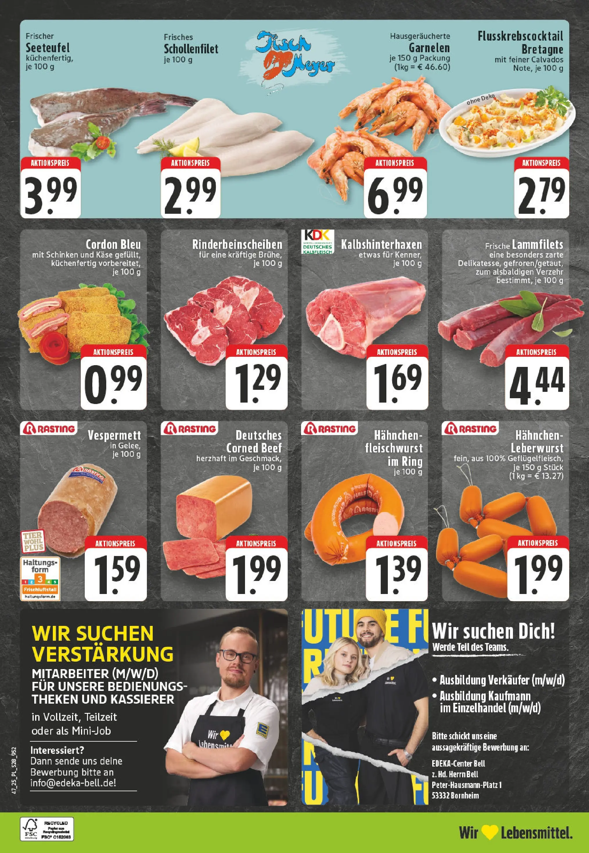 Edeka prospekt Bornheim	 (ab 17.11.2025) » Angebote Online | Seite: 28 | Produkte: Hahnchen, Käse, Tisch, Schinken