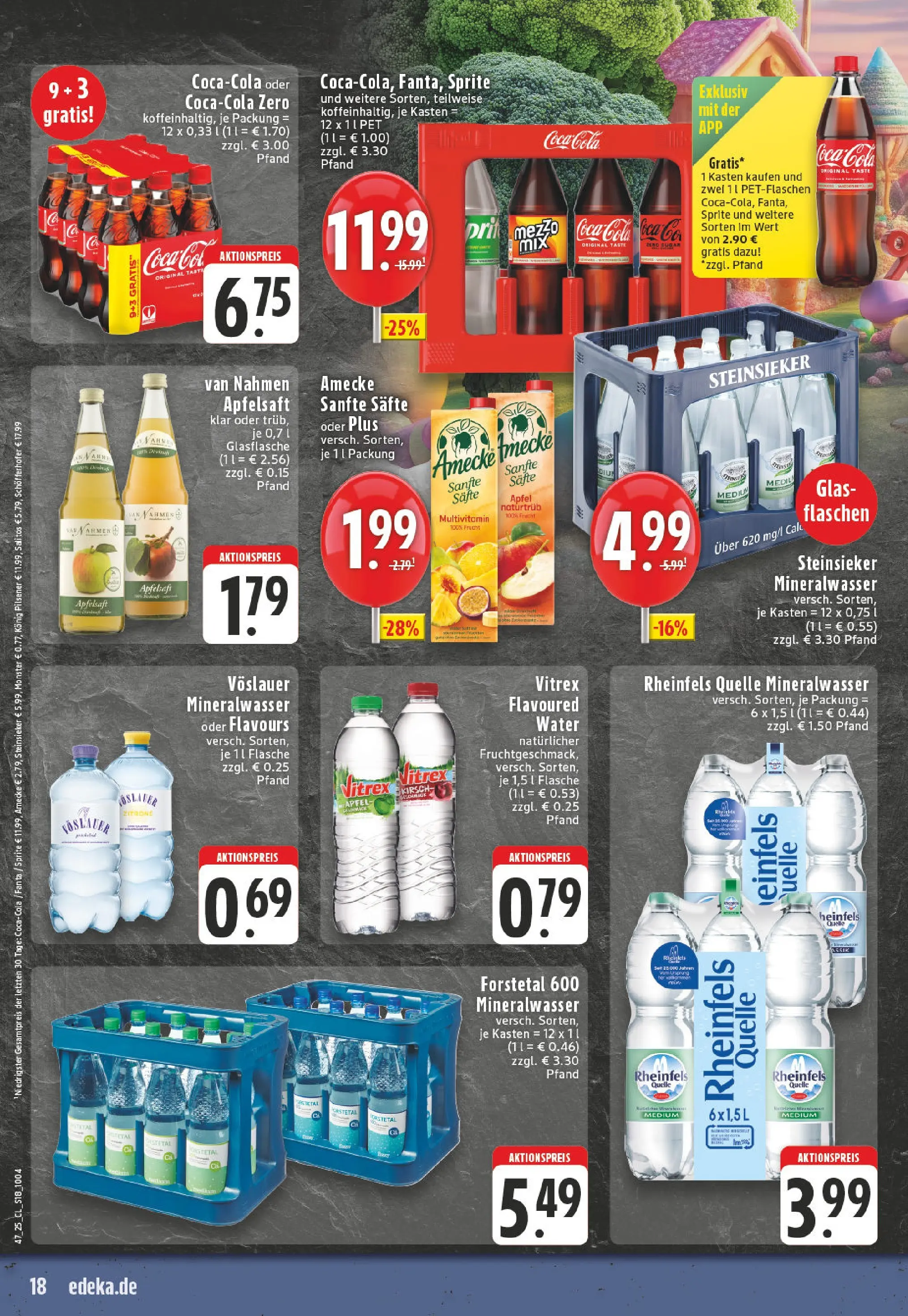 Edeka prospekt Versmold	 (ab 17.11.2025) » Angebote Online | Seite: 18 | Produkte: Konig pilsener, Cola, Äpfel, Monster