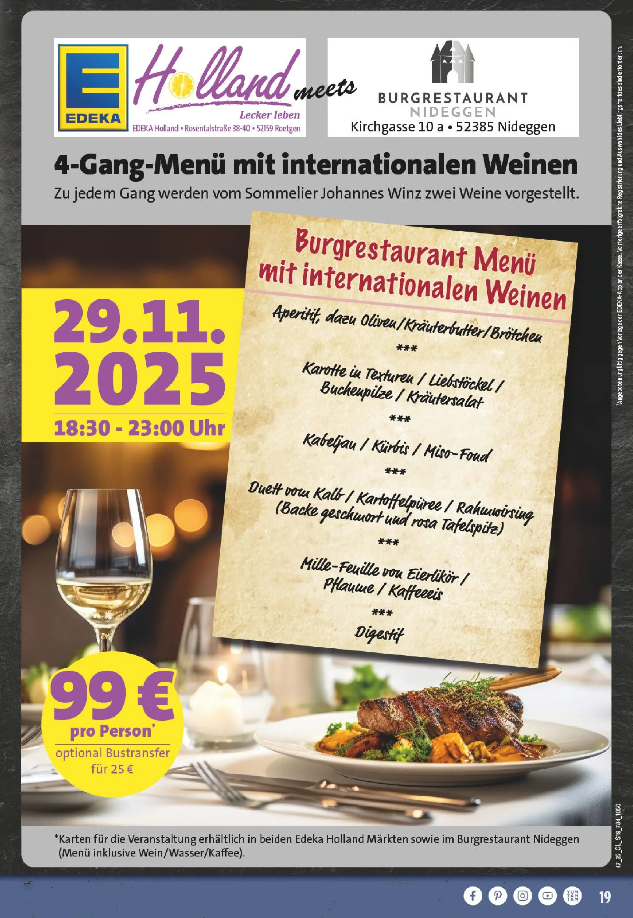 Edeka prospekt Alsdorf	 (ab 17.11.2025) » Angebote Online | Seite: 19 | Produkte: Tafelspitz, Kürbis, Karotte, Uhr