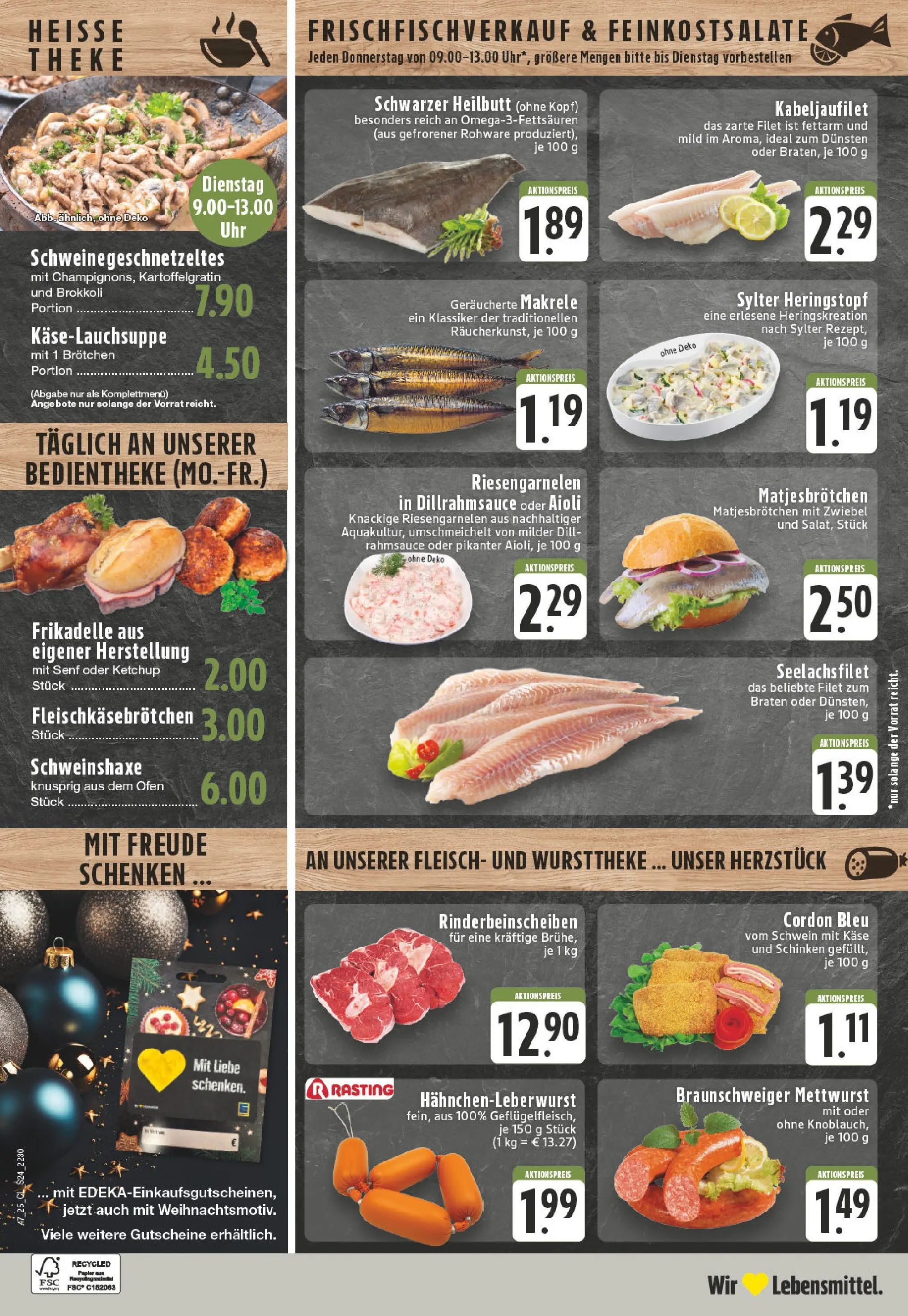 Edeka prospekt Leverkusen	 (ab 17.11.2025) » Angebote Online | Seite: 24 | Produkte: Ofen, Käse, Schinken, Ketchup