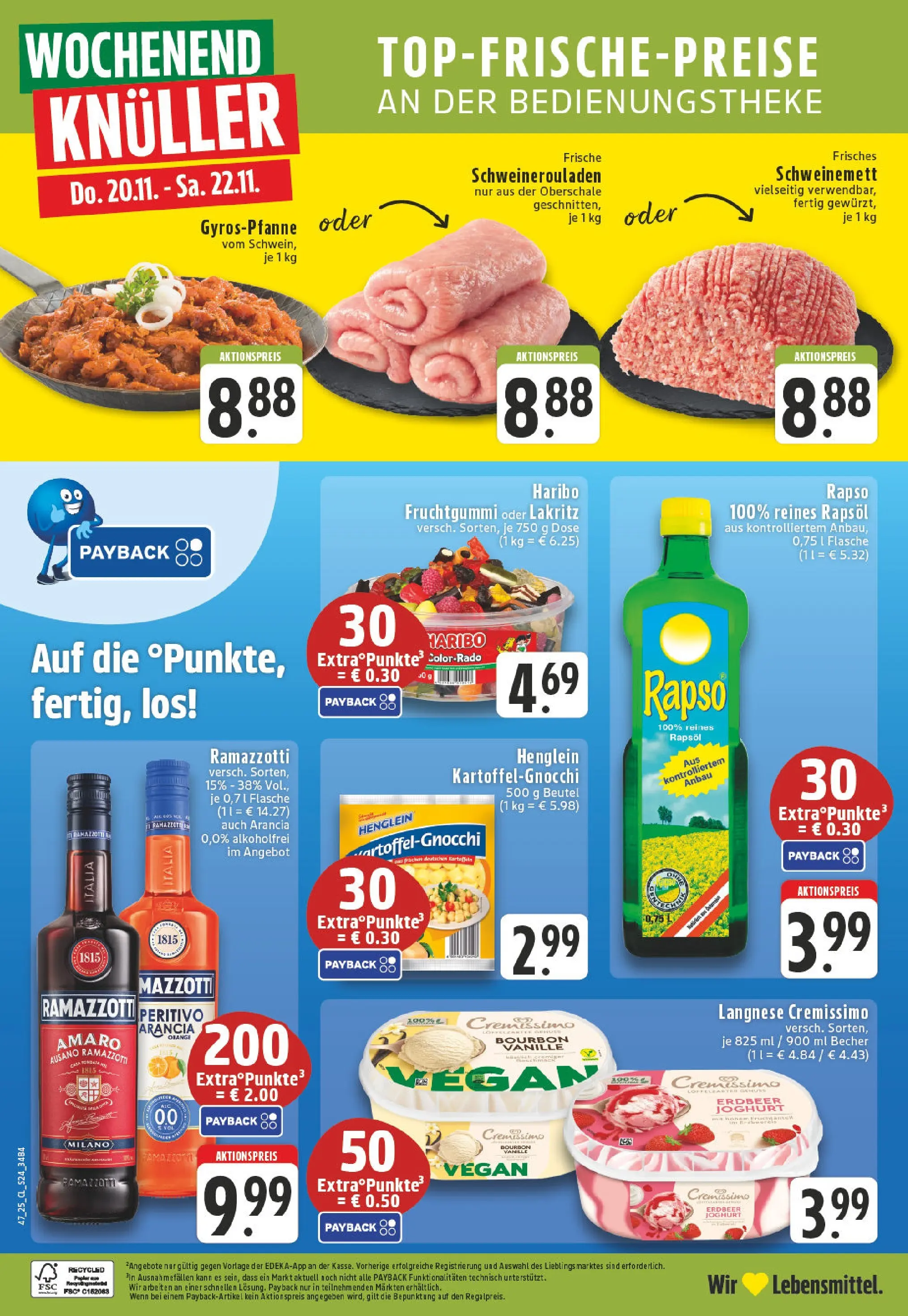 Edeka prospekt Hamm	 (ab 17.11.2025) » Angebote Online | Seite: 24 | Produkte: Langnese, Cremissimo, Rapsöl, Ramazzotti