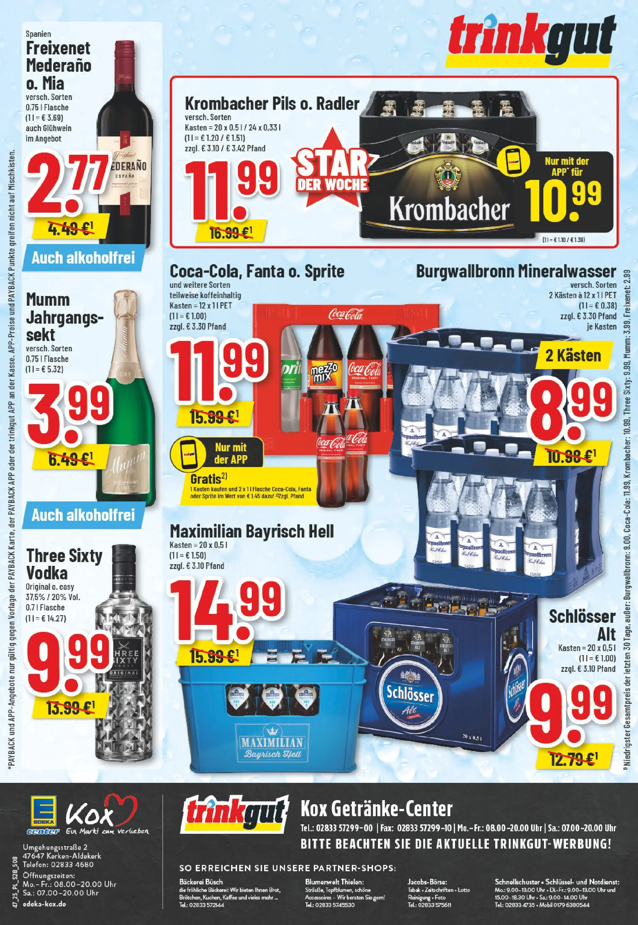 Edeka prospekt Kerken-Aldekerk	 (ab 17.11.2025) » Angebote Online | Seite: 28 | Produkte: Fanta, Sekt, Vodka, Telefon