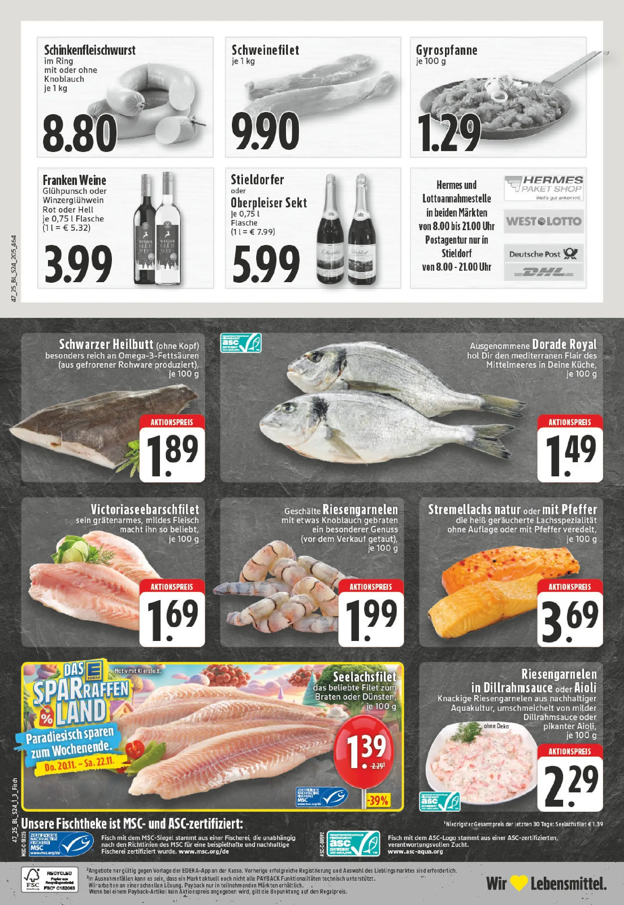 Edeka prospekt Königswinter-Stieldorf	 (ab 17.11.2025) » Angebote Online | Seite: 24 | Produkte: Fisch, Pfeffer, Fleisch, Uhr