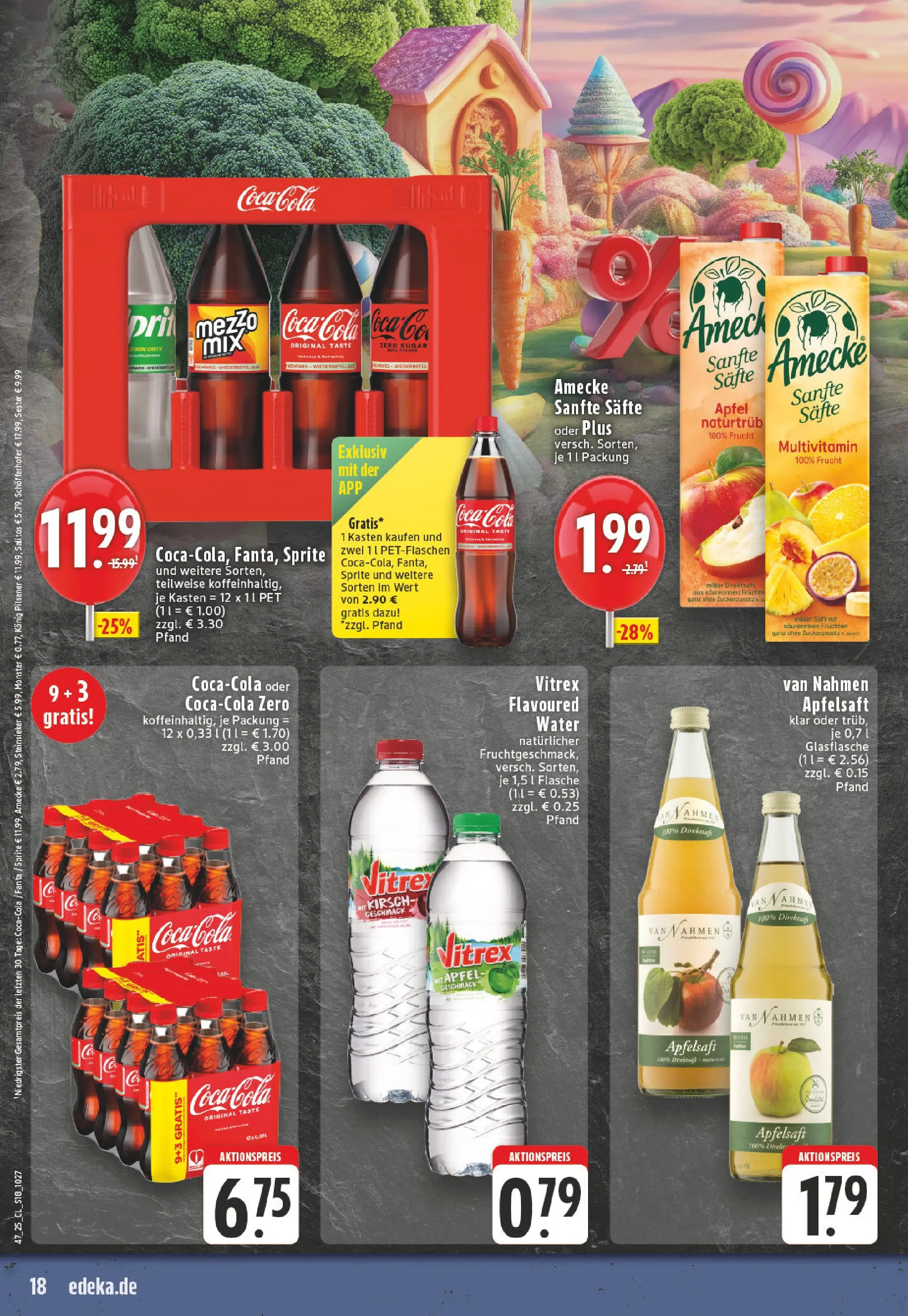 Edeka prospekt Ruppichteroth	 (ab 17.11.2025) » Angebote Online | Seite: 18 | Produkte: Coca cola, Konig pilsener, Äpfel, Apfelsaft
