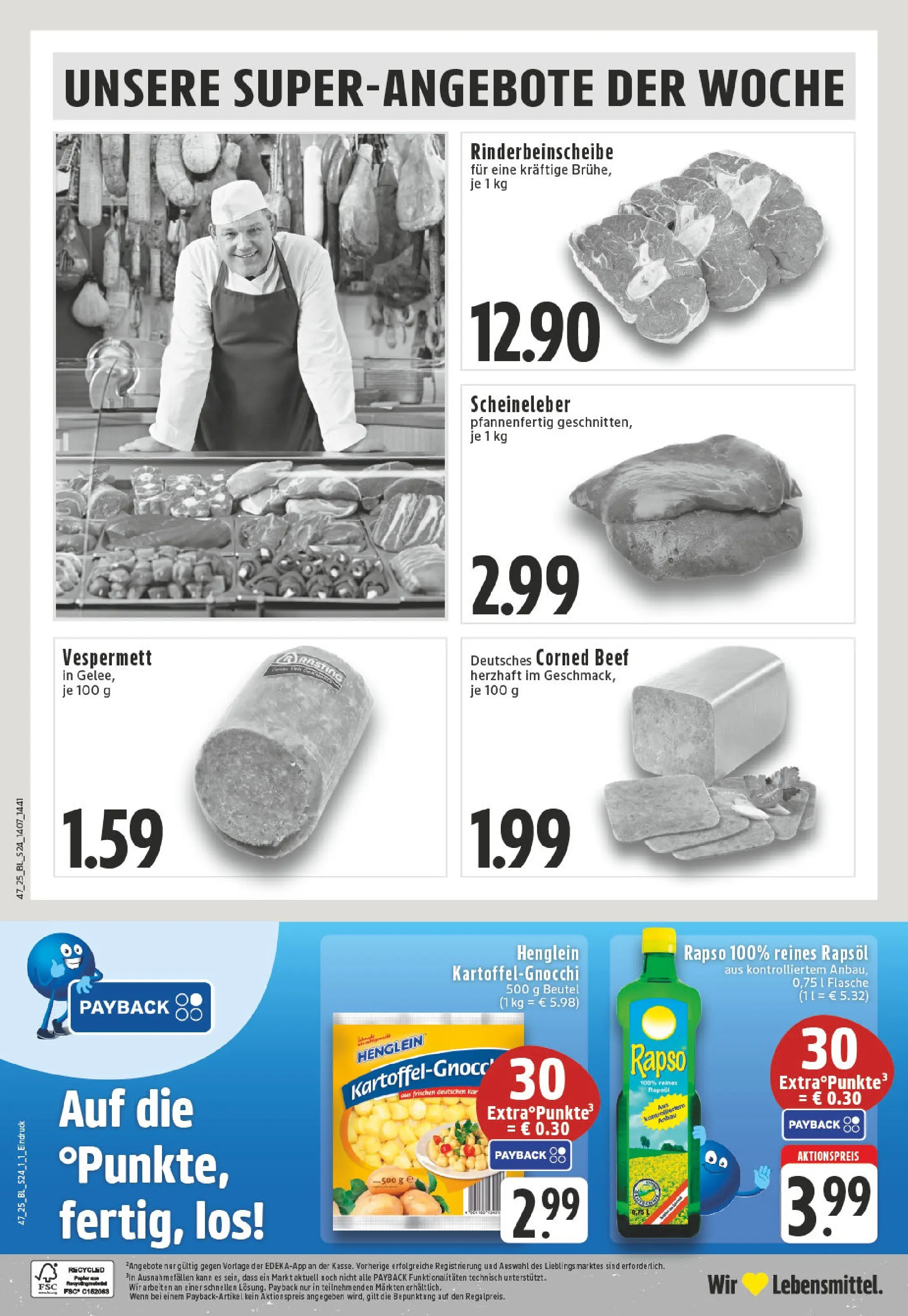 Edeka prospekt Greven	 (ab 17.11.2025) » Angebote Online | Seite: 24 | Produkte: Rapsöl