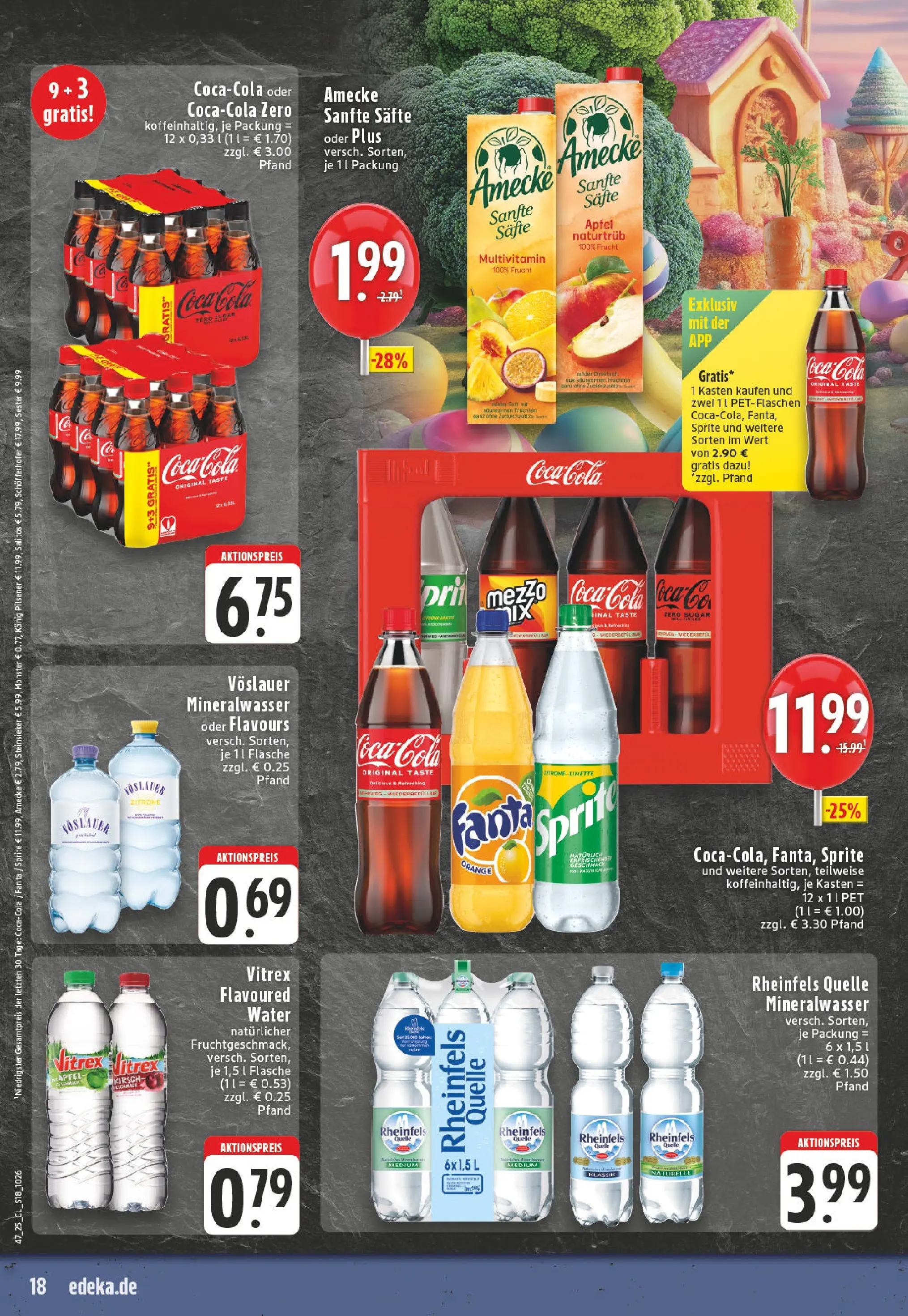 Edeka prospekt Koblenz	 (ab 17.11.2025) » Angebote Online | Seite: 18 | Produkte: Fanta, Konig pilsener, Cola, Mineralwasser