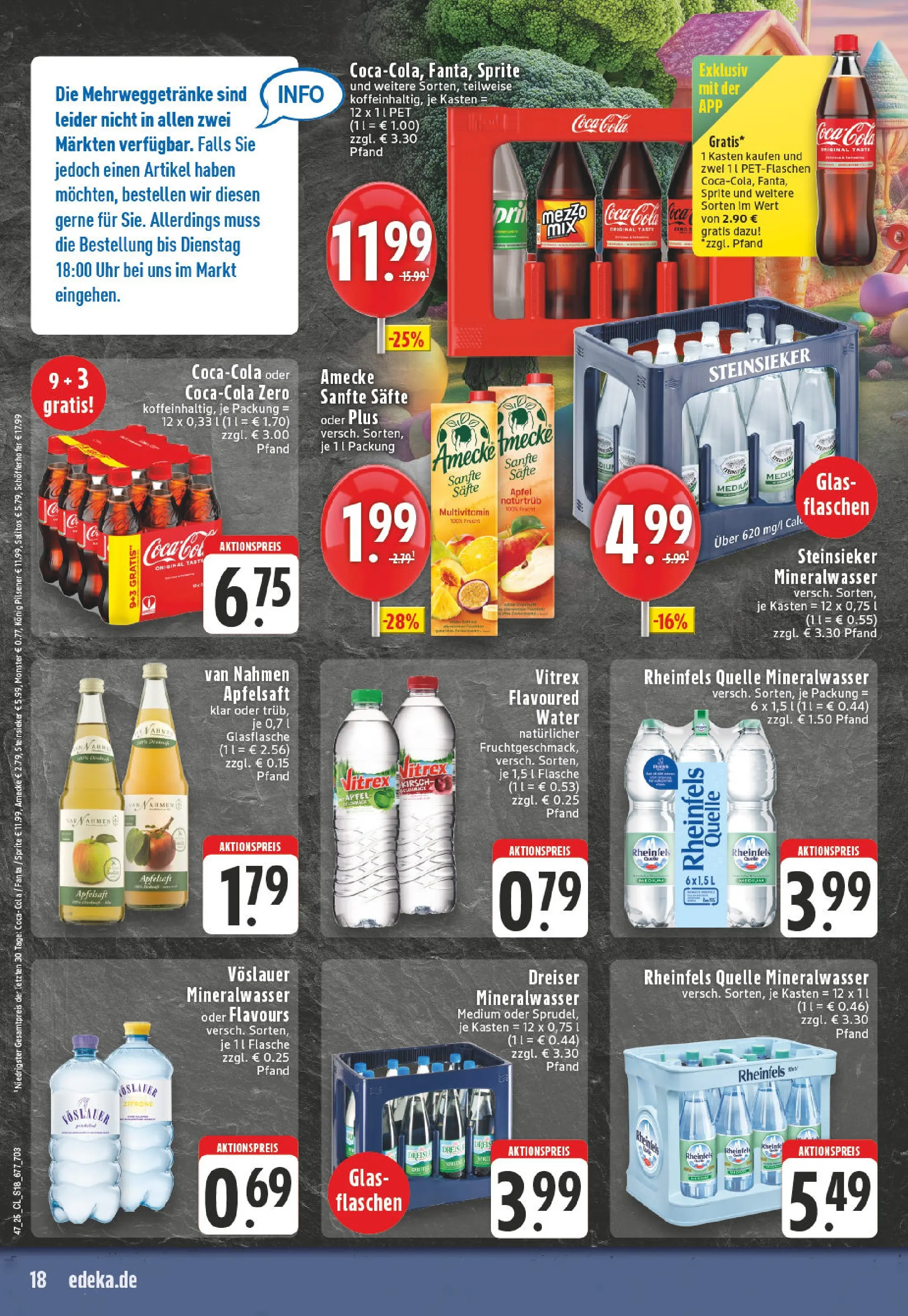 Edeka prospekt Ascheberg-Herbern	 (ab 17.11.2025) » Angebote Online | Seite: 18 | Produkte: Fanta, Cola, Monster, Zitrone