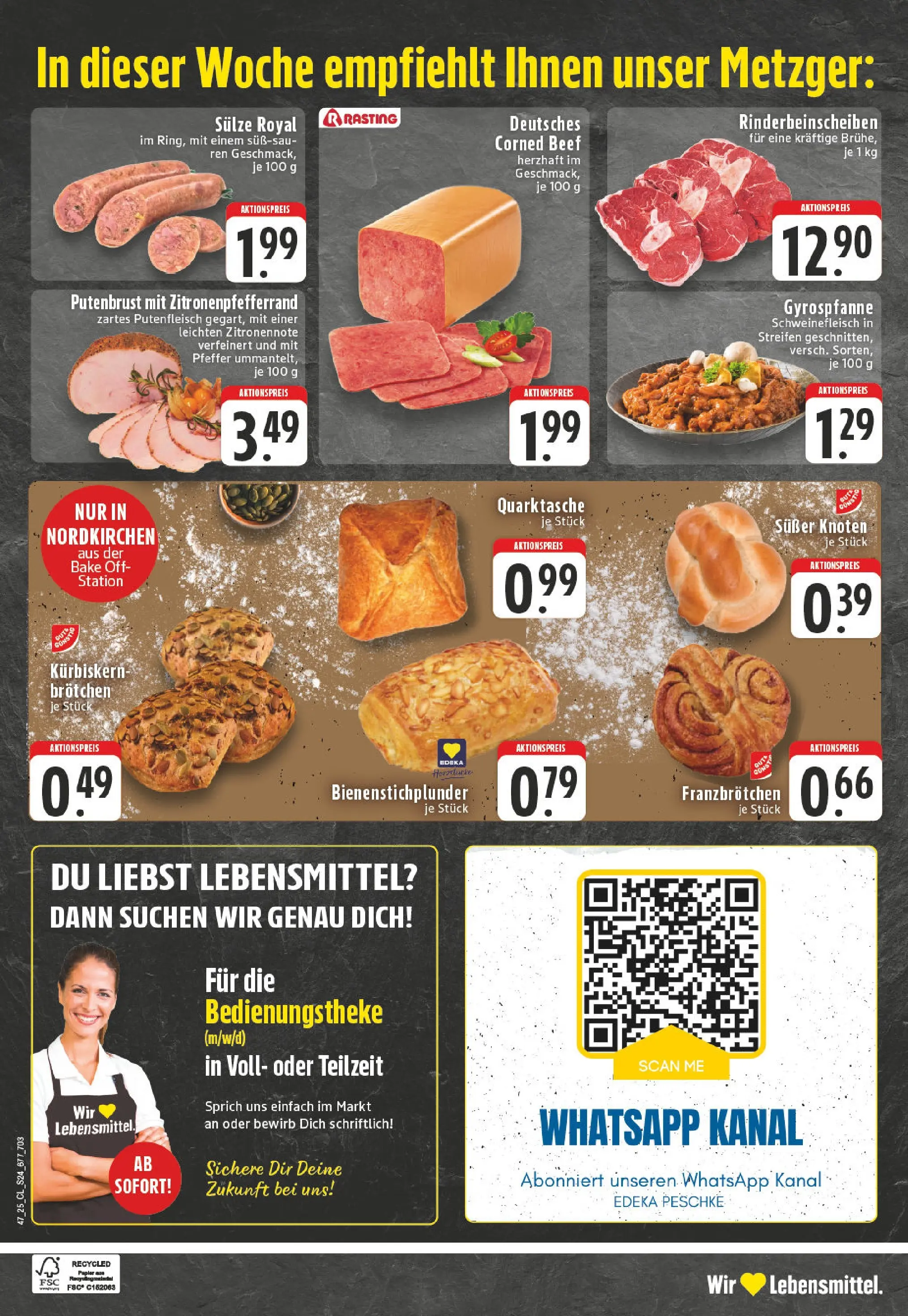 Edeka prospekt Ascheberg-Herbern	 (ab 17.11.2025) » Angebote Online | Seite: 24 | Produkte: Pfeffer, Schweinefleisch