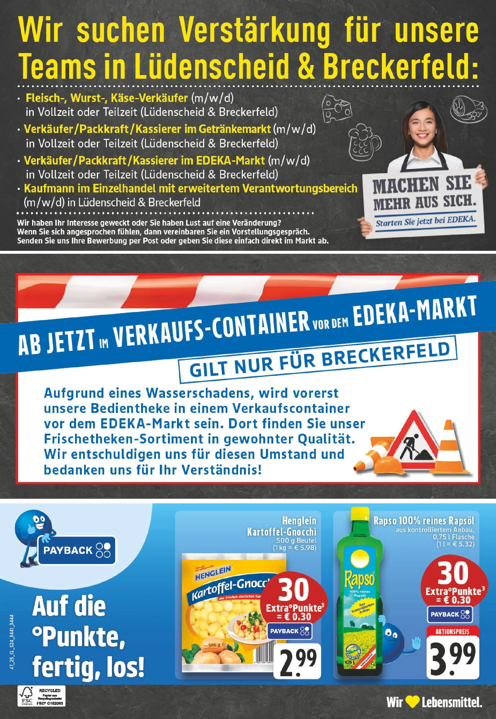 Edeka prospekt Breckerfeld	 (ab 17.11.2025) » Angebote Online | Seite: 24 | Produkte: Rapsöl
