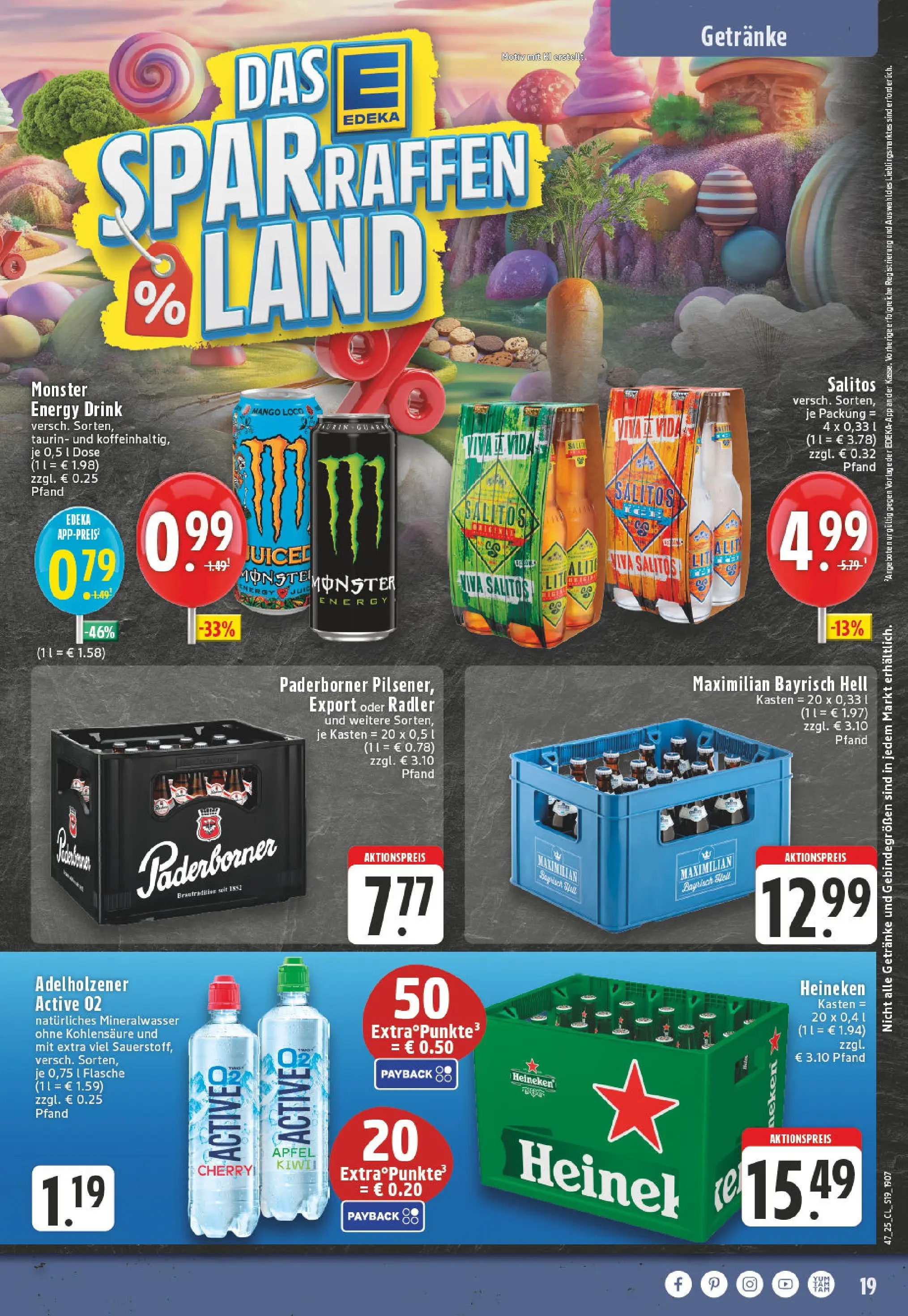 Edeka prospekt Paderborn	 (ab 17.11.2025) » Angebote Online | Seite: 19 | Produkte: Energy, Äpfel, Mineralwasser, Heineken