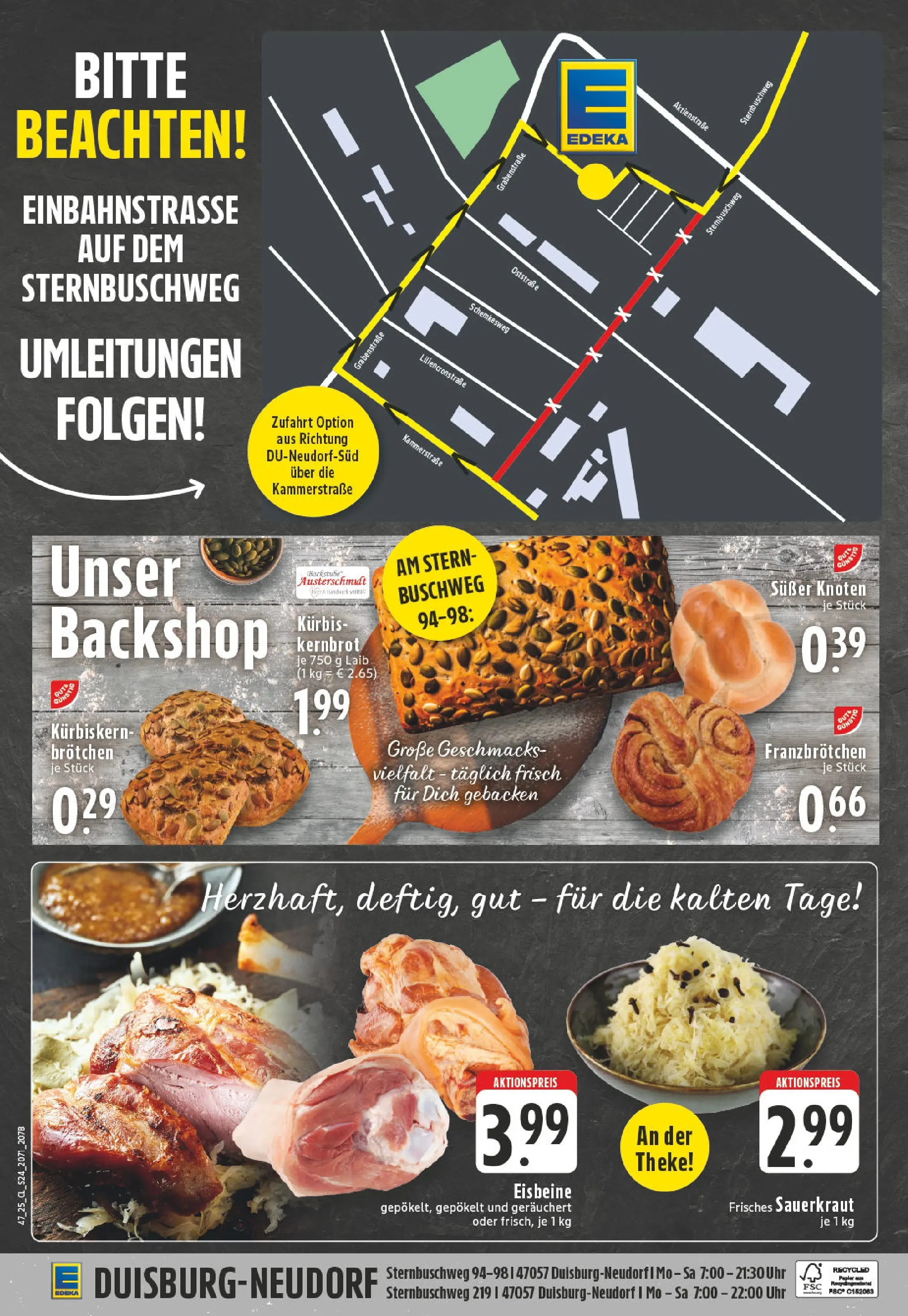 Edeka prospekt Duisburg	 (ab 17.11.2025) » Angebote Online | Seite: 24 | Produkte: Theke, Kürbis, Uhr