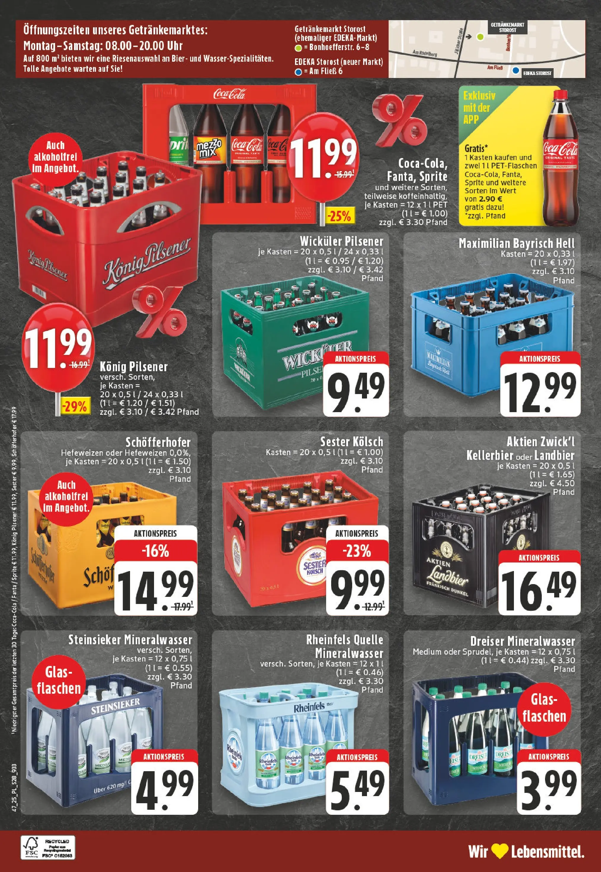 Edeka prospekt Eschweiler-Dürwiß	 (ab 17.11.2025) » Angebote Online | Seite: 28 | Produkte: Fanta, Konig pilsener, Cola, Uhr